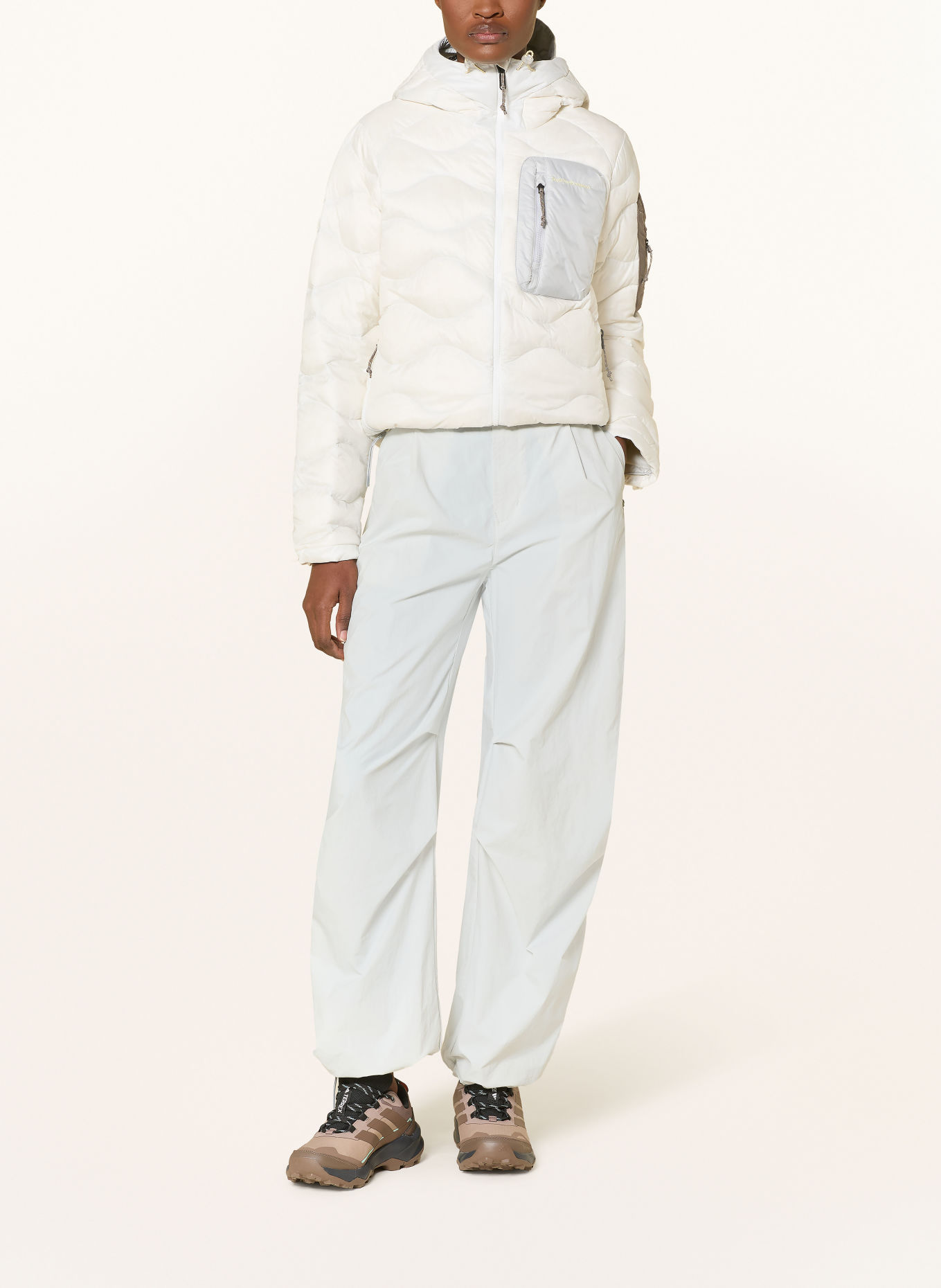 Peak Performance Daunenjacke HELIUM UTILITY: CREME / TAUPE / GRAU