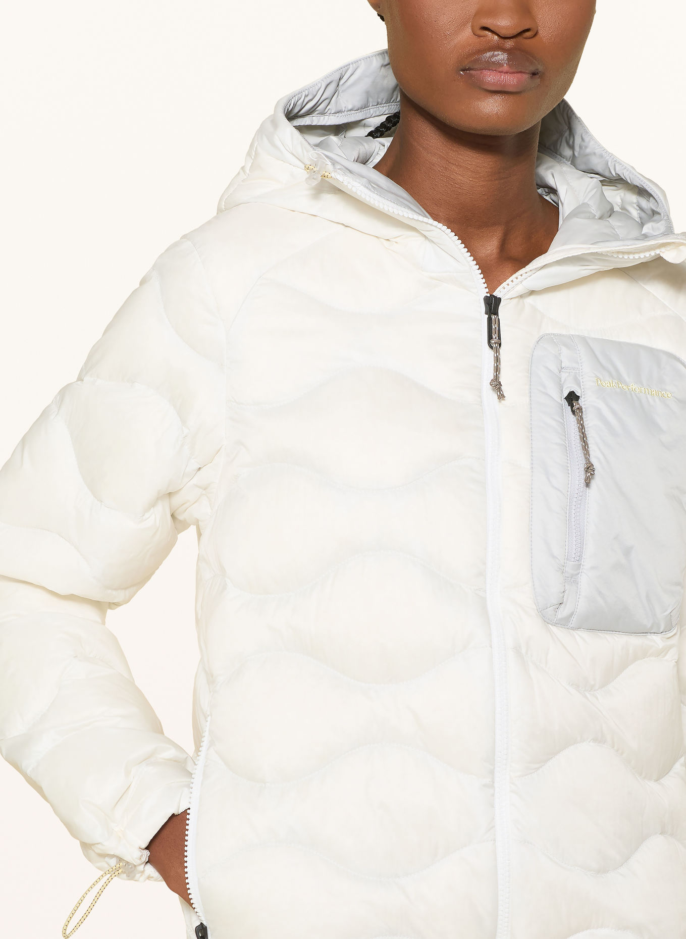 Peak Performance Daunenjacke HELIUM UTILITY: CREME / TAUPE / GRAU