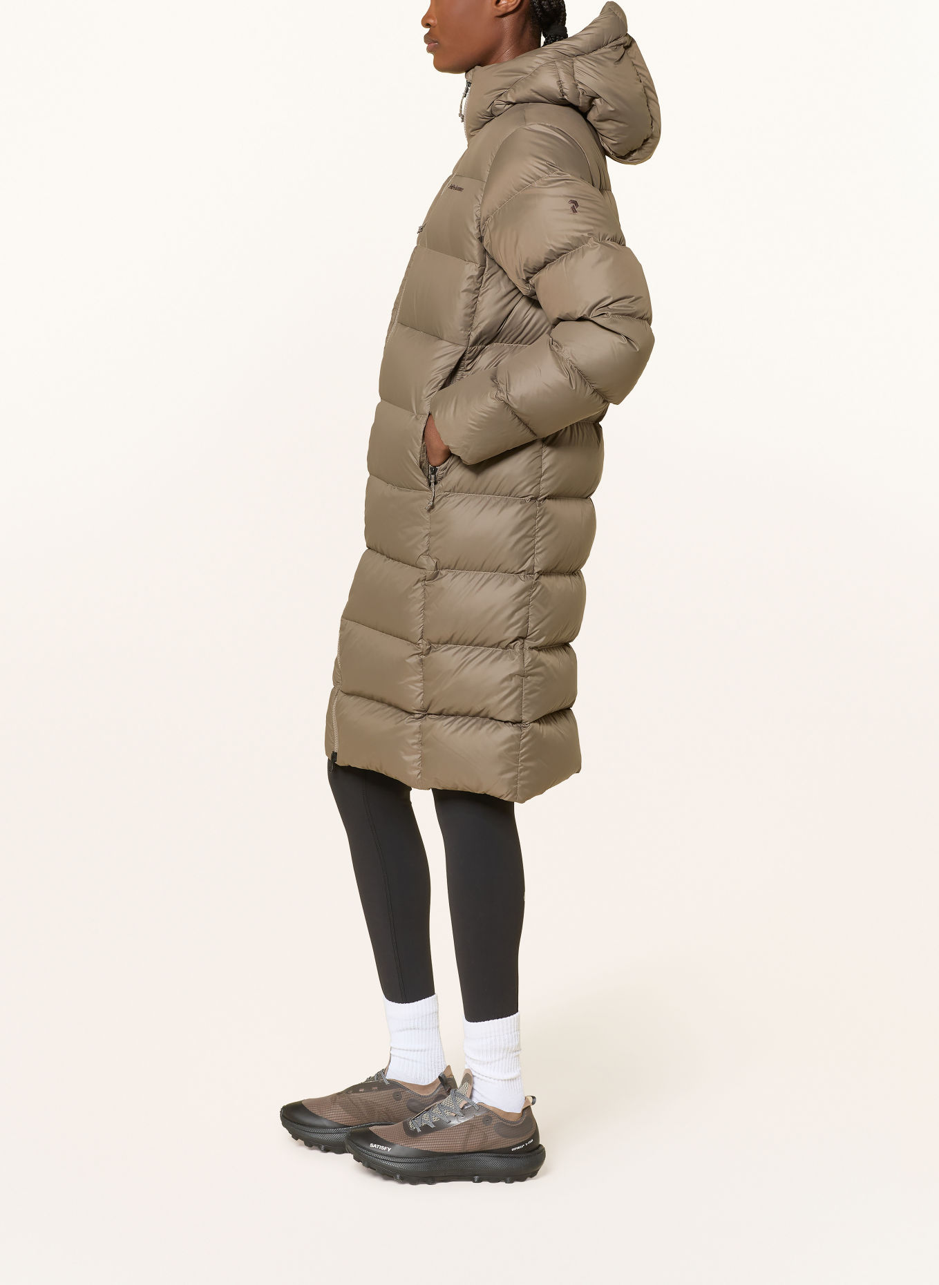 Peak Performance Donsmantel FROST: TAUPE
