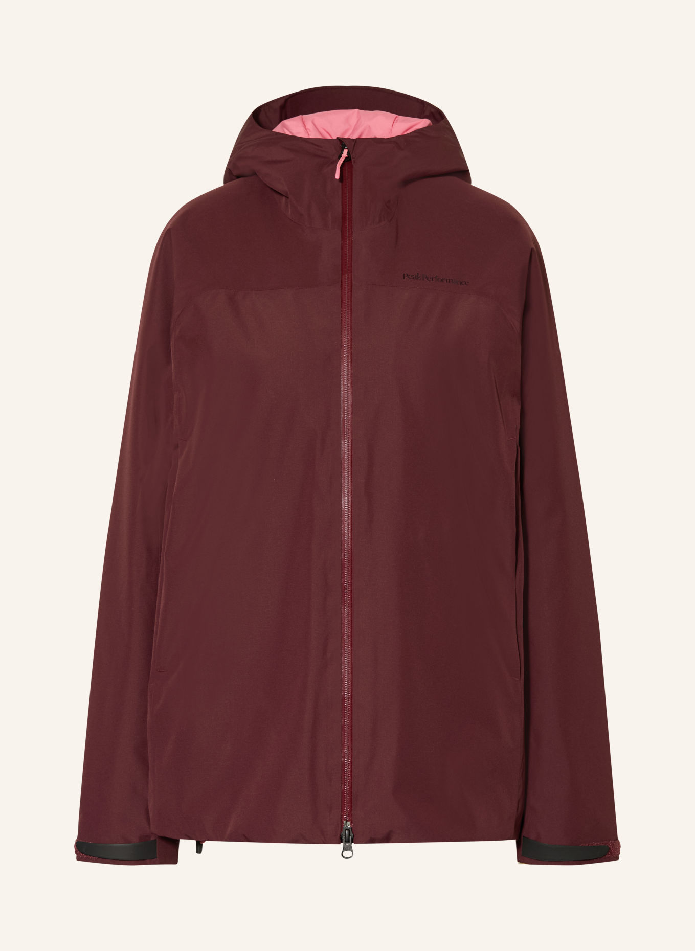Peak Performance Kurtka pikowana TREELINE INSULATED: CIEMNOCZERWONY