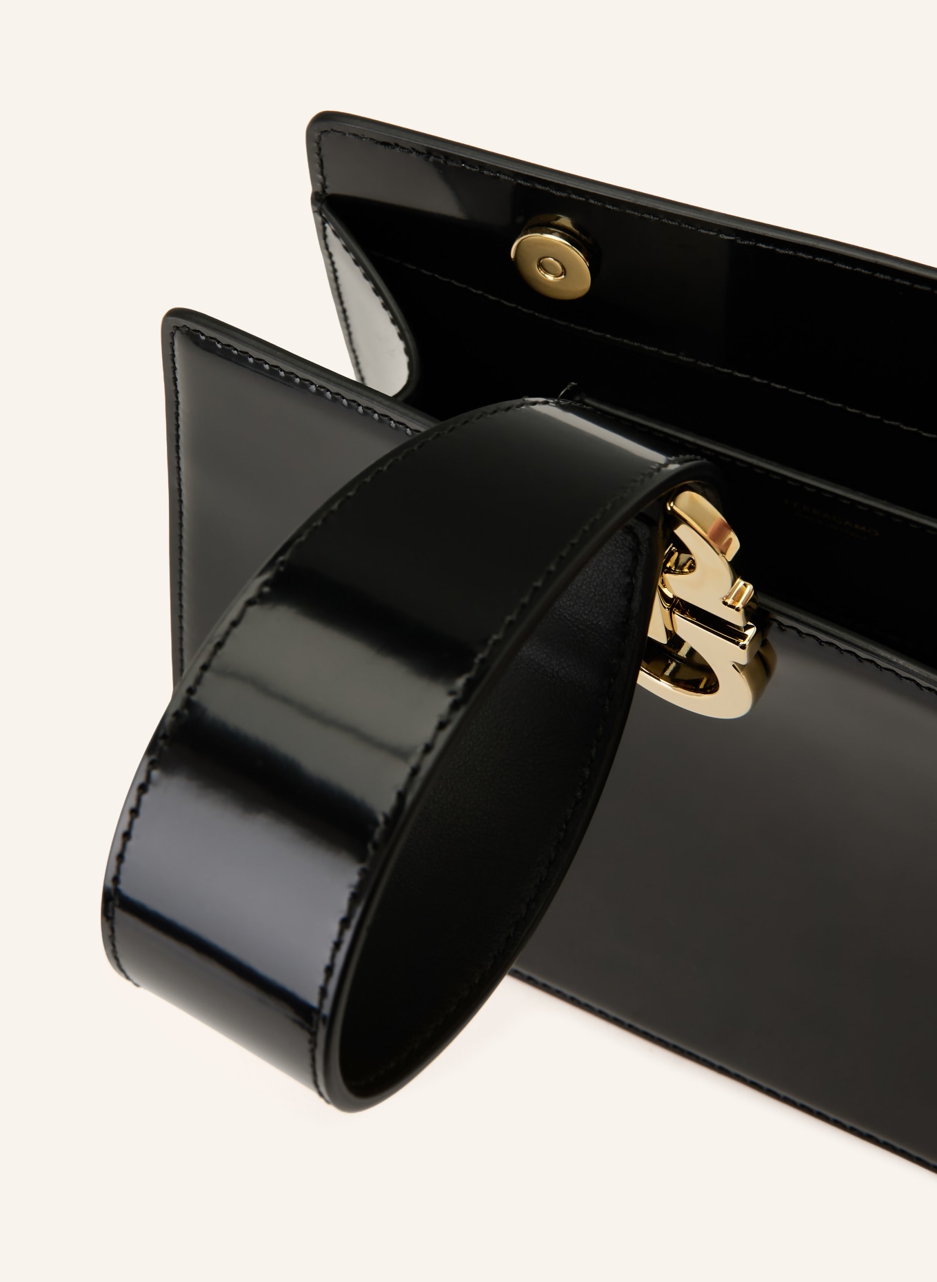 FERRAGAMO Handbag: BLACK