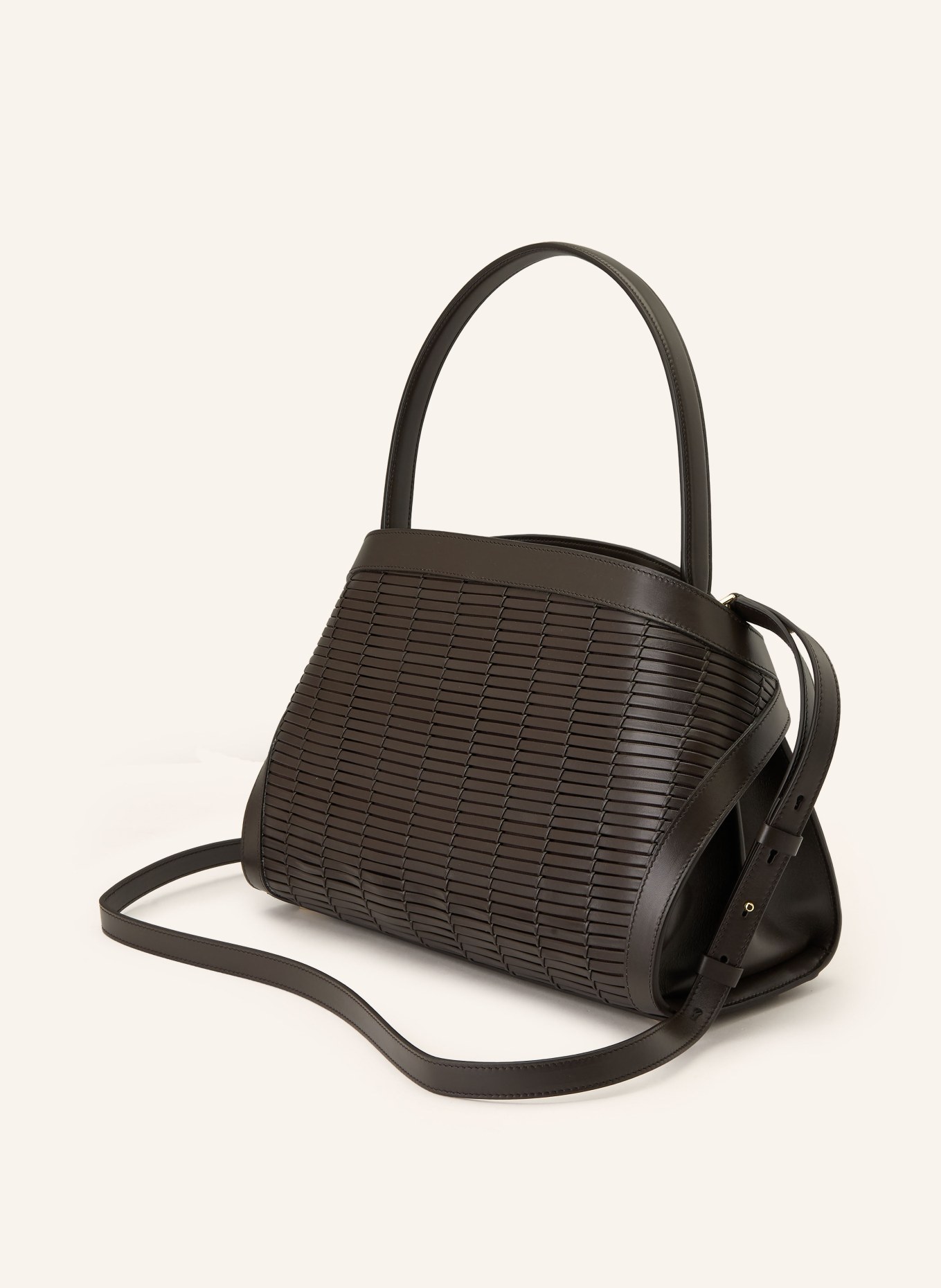 FERRAGAMO Handtasche HUG: DUNKELBRAUN