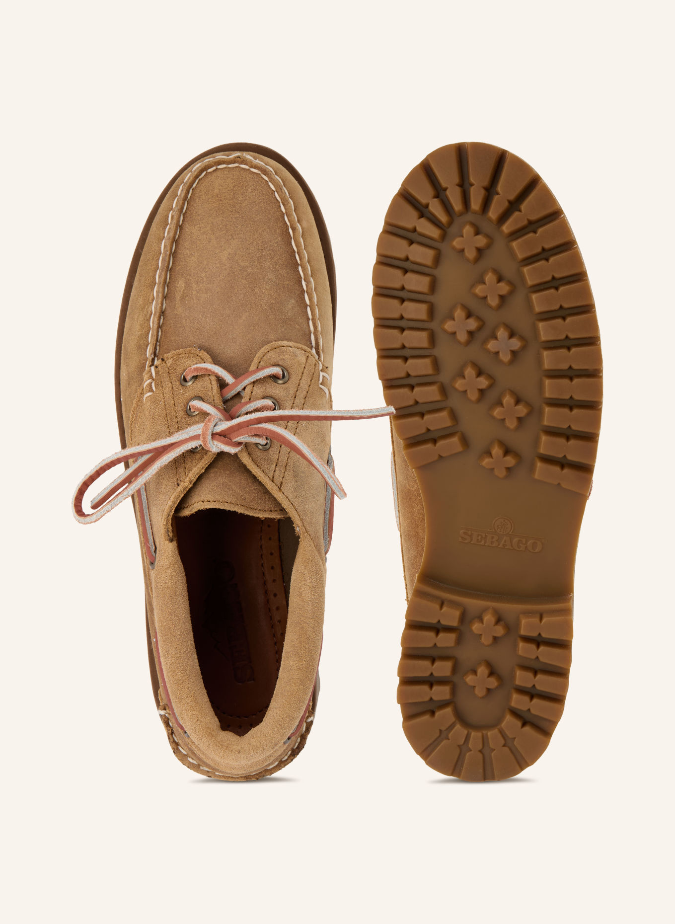 SEBAGO ACADIA Boat Shoes: CAMEL