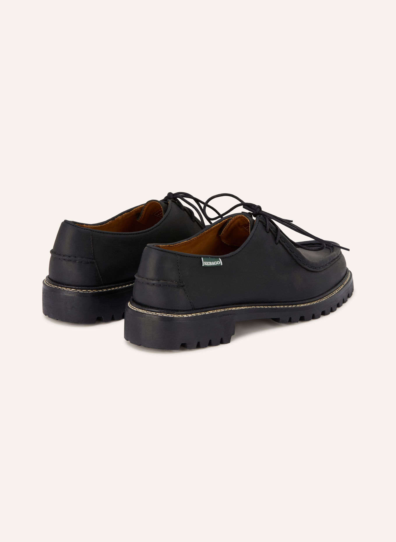 SEBAGO Veterschoen OPAL LUG: ZWART