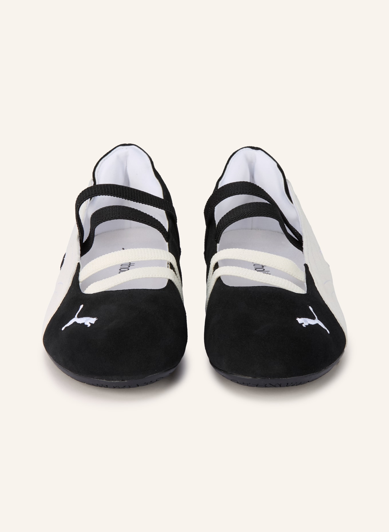 PUMA SPEEDCAT ballerina flats: BLACK / WHITE