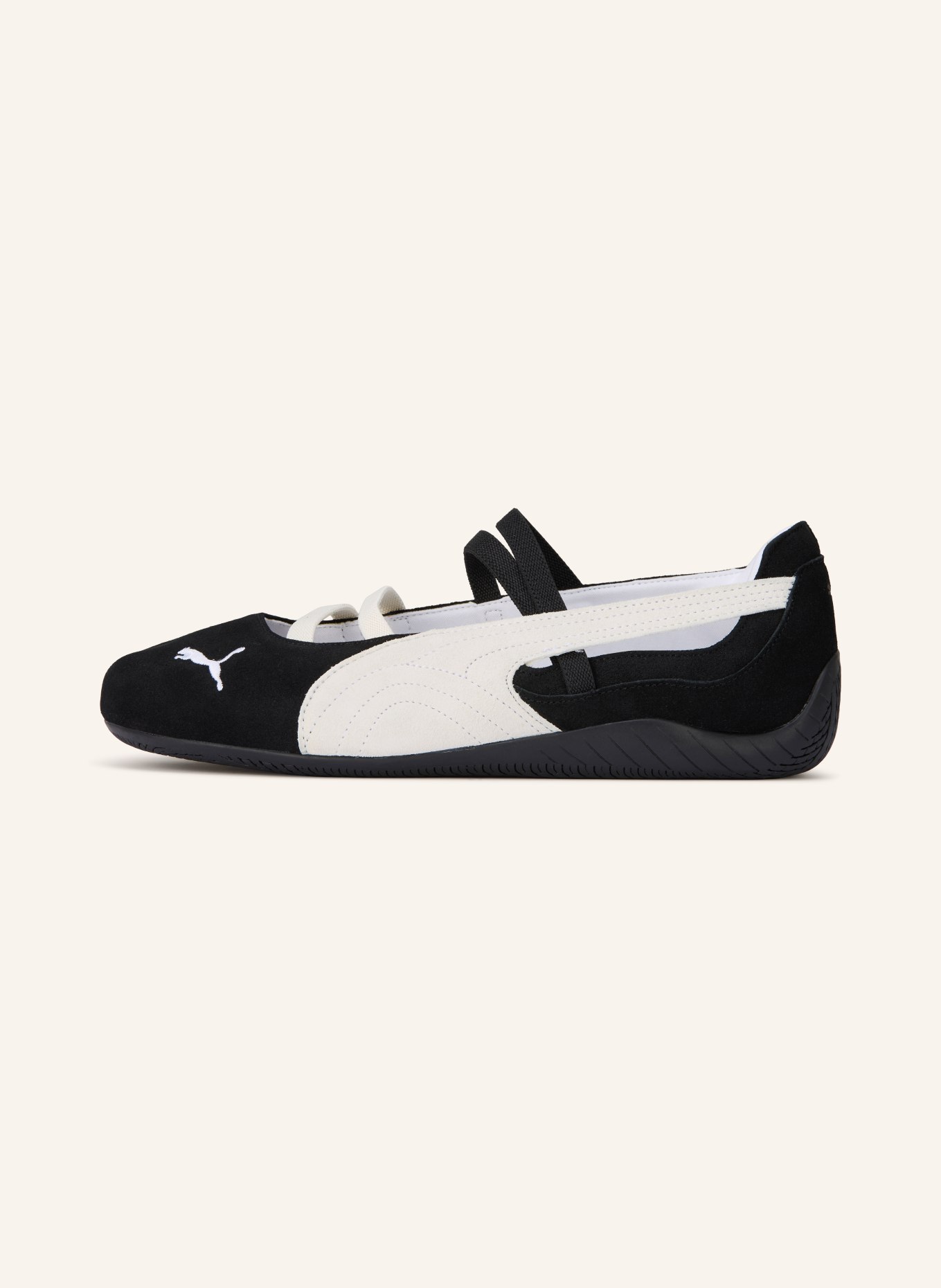PUMA SPEEDCAT ballerina flats: BLACK / WHITE