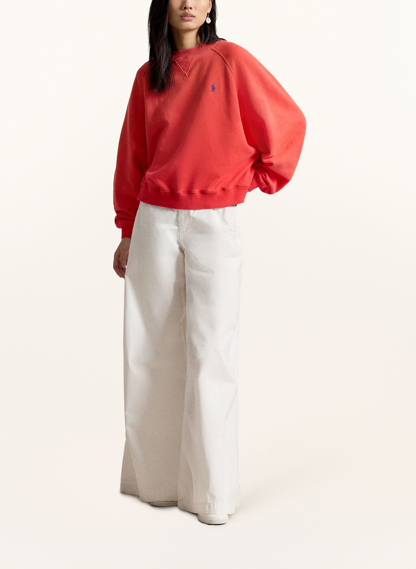 POLO RALPH LAUREN Mikina: ČERVENÁ