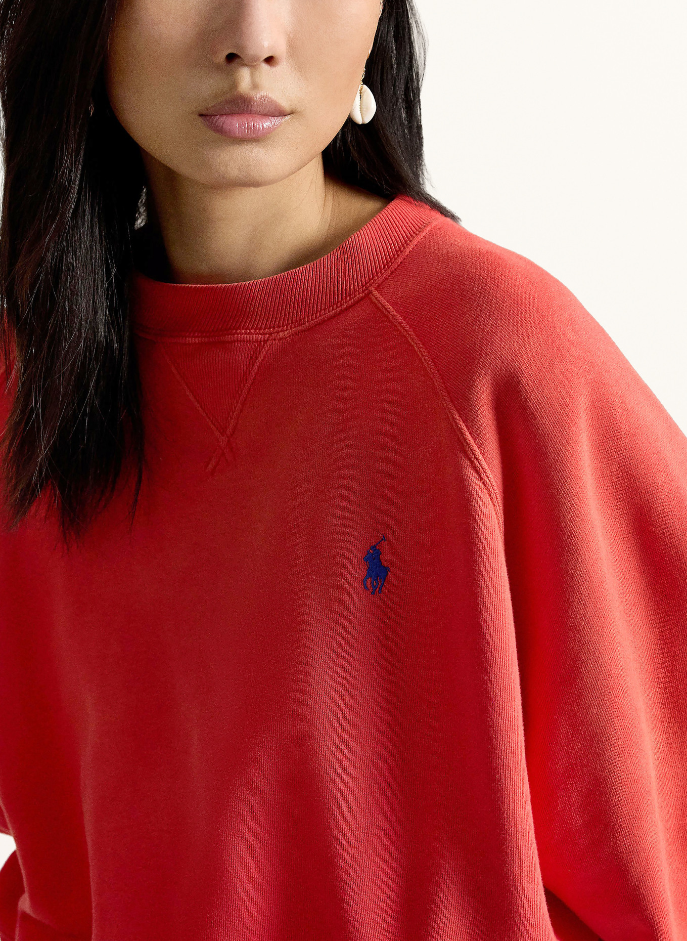 POLO RALPH LAUREN Mikina: ČERVENÁ