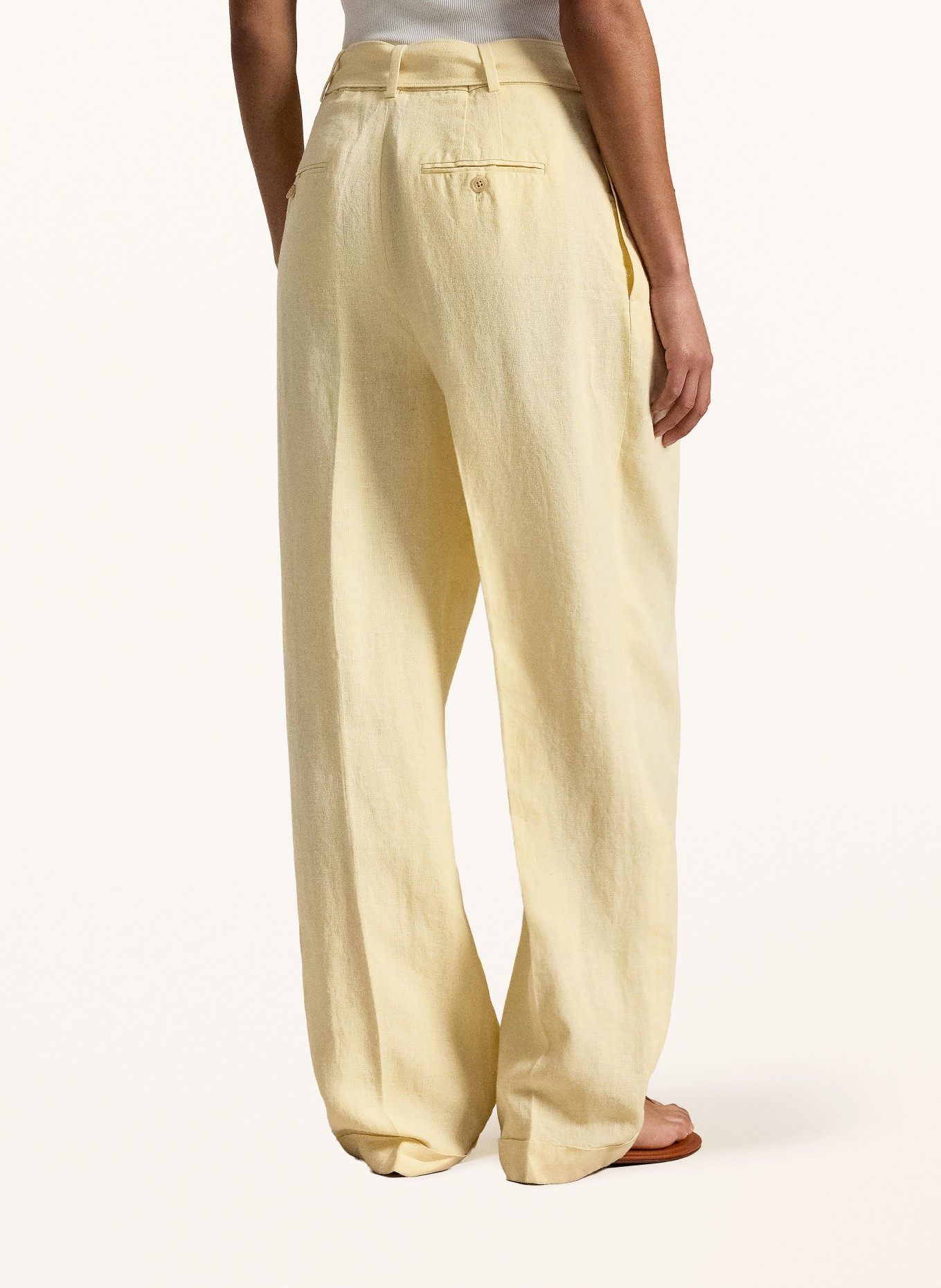 POLO RALPH LAUREN Leinenhose: GELB