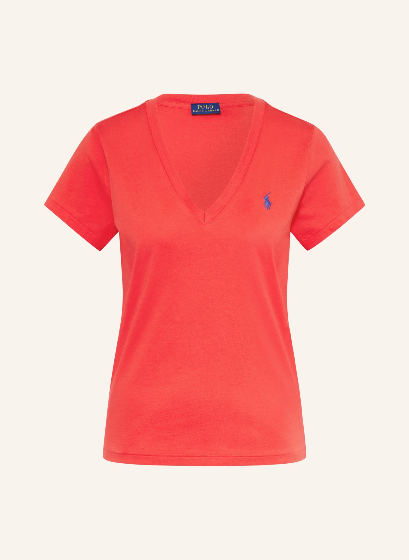 POLO RALPH LAUREN T-Shirt: ROT / DUNKELBLAU