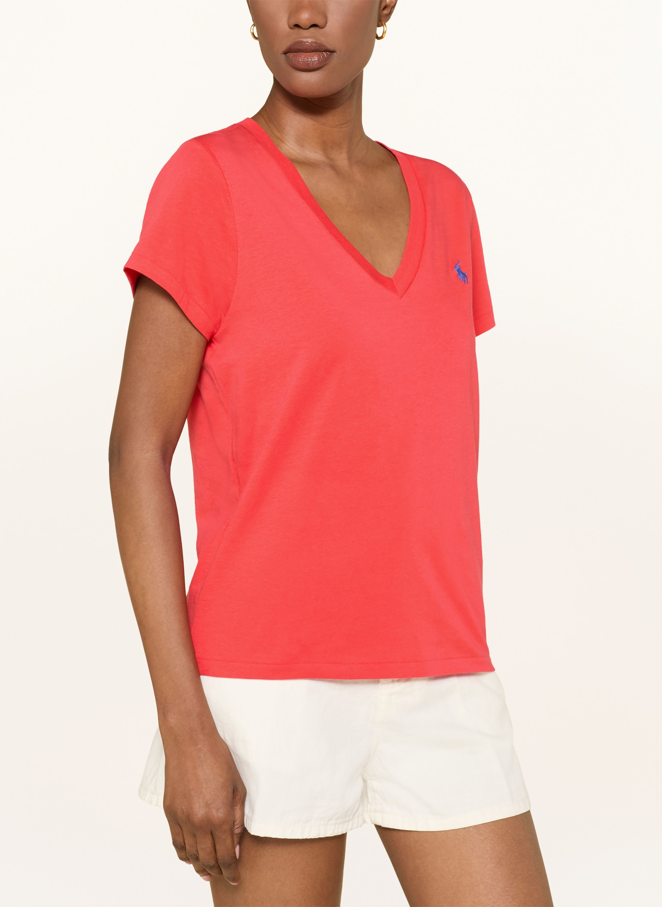 POLO RALPH LAUREN T-Shirt: ROT / DUNKELBLAU