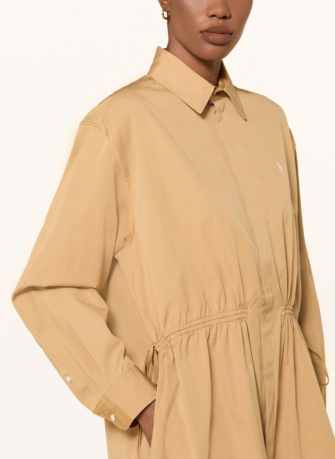 POLO RALPH LAUREN Hemdblusenkleid: CAMEL