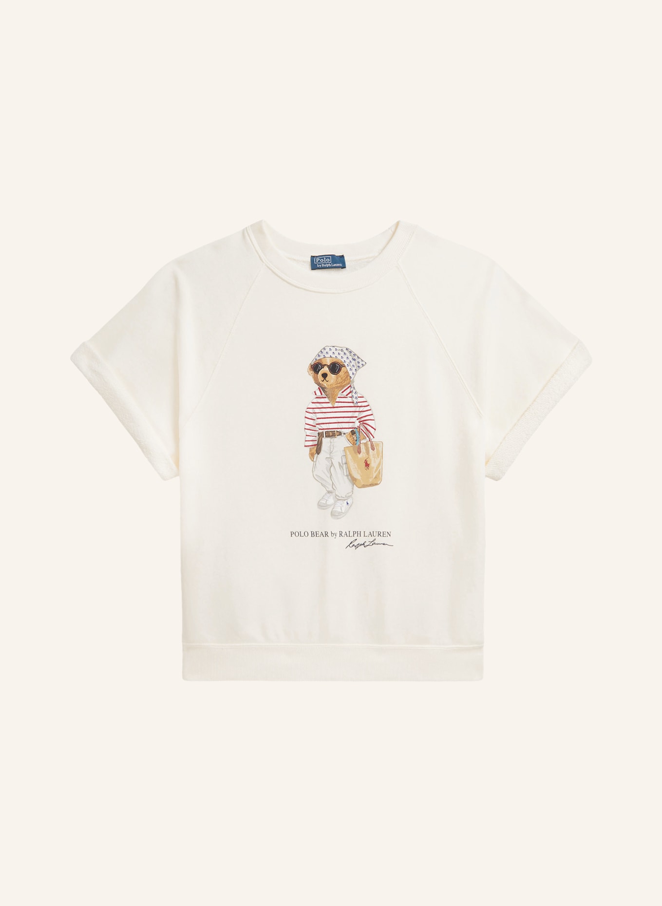 POLO RALPH LAUREN Sweatshirt: ECRU