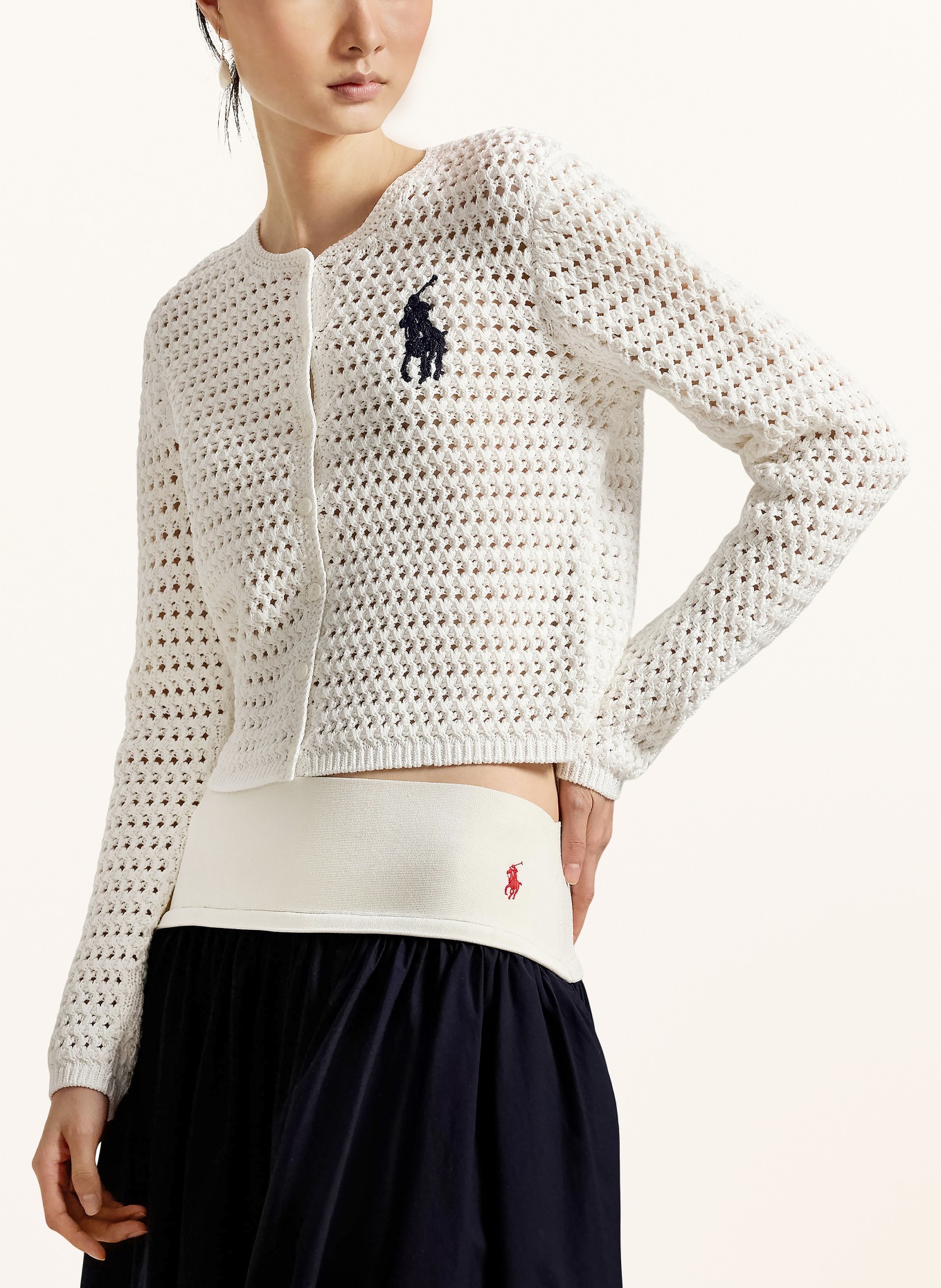 POLO RALPH LAUREN Svetr: BÍLÁ