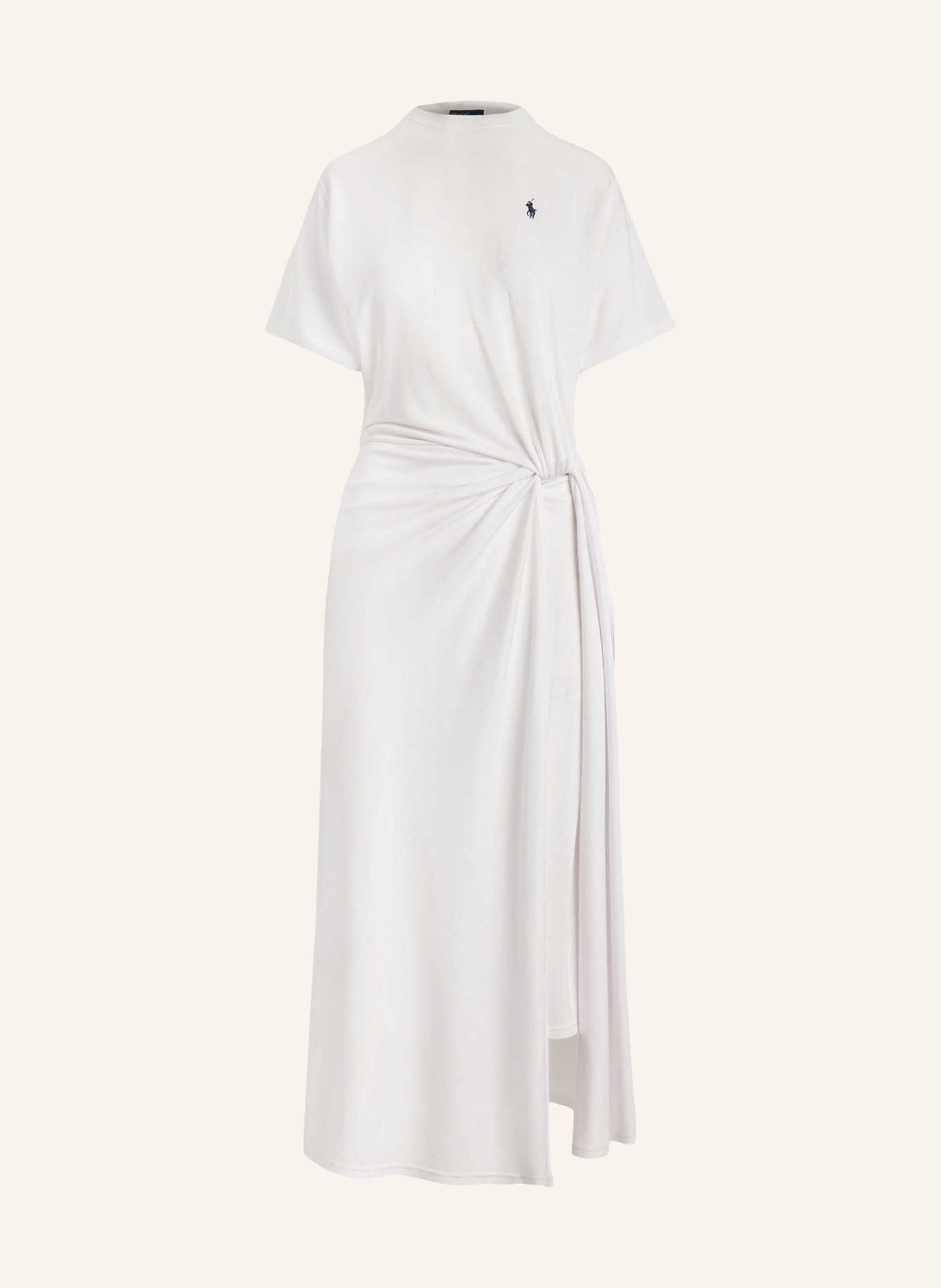 POLO RALPH LAUREN robe en jersey: BLANC