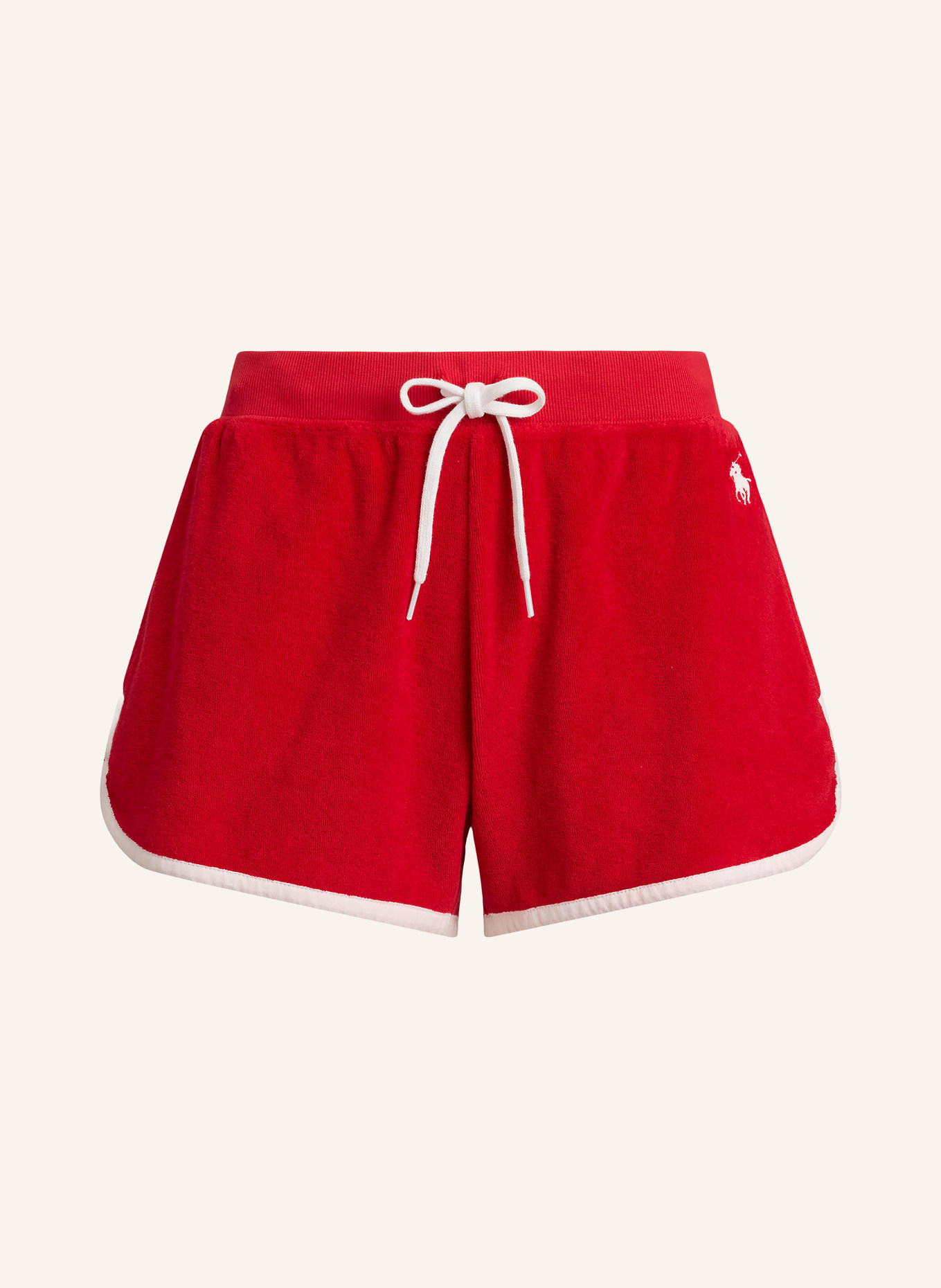 POLO RALPH LAUREN Szorty frotte: CZERWONY