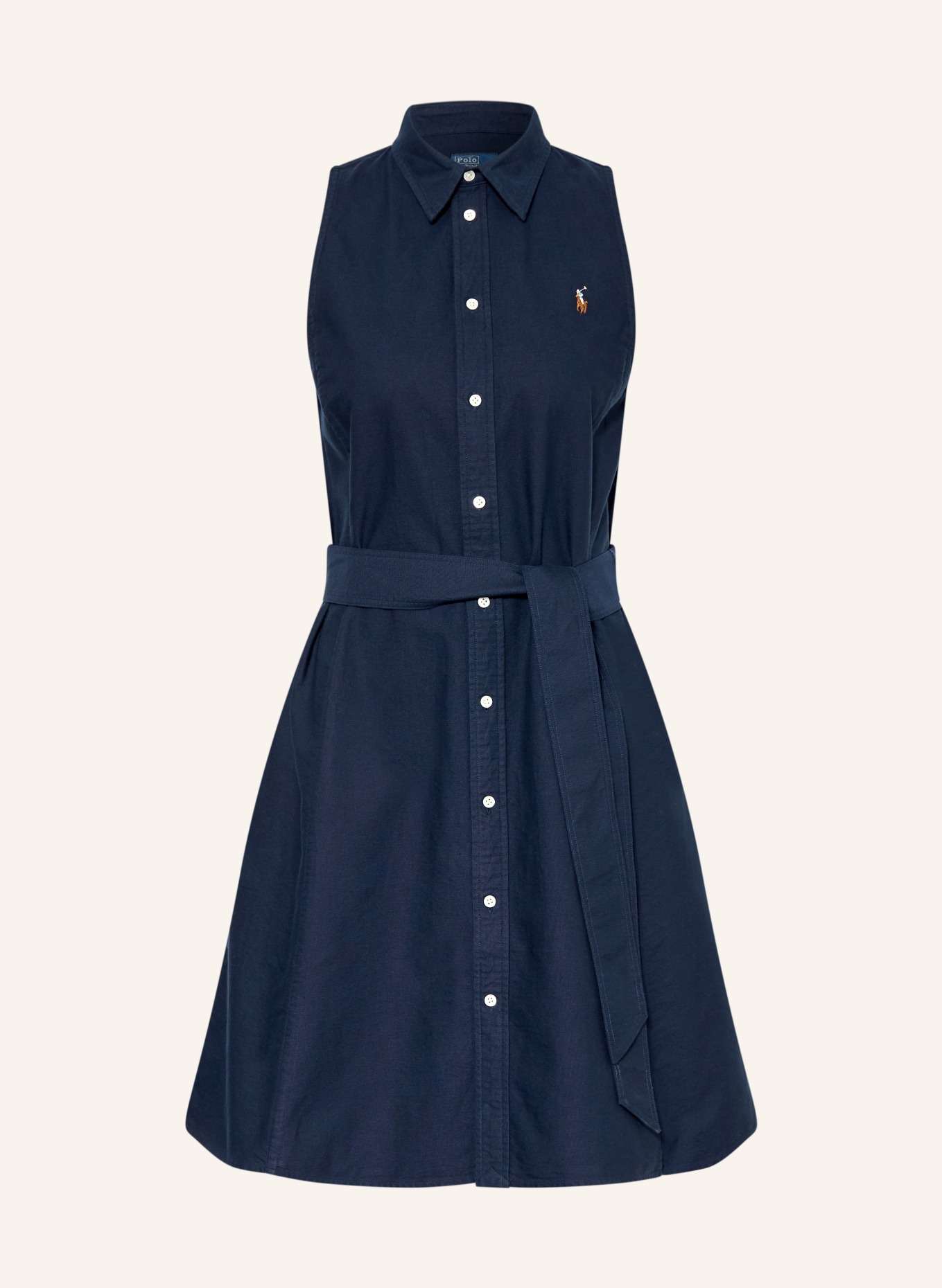 POLO RALPH LAUREN Hemdblusenkleid: DUNKELBLAU