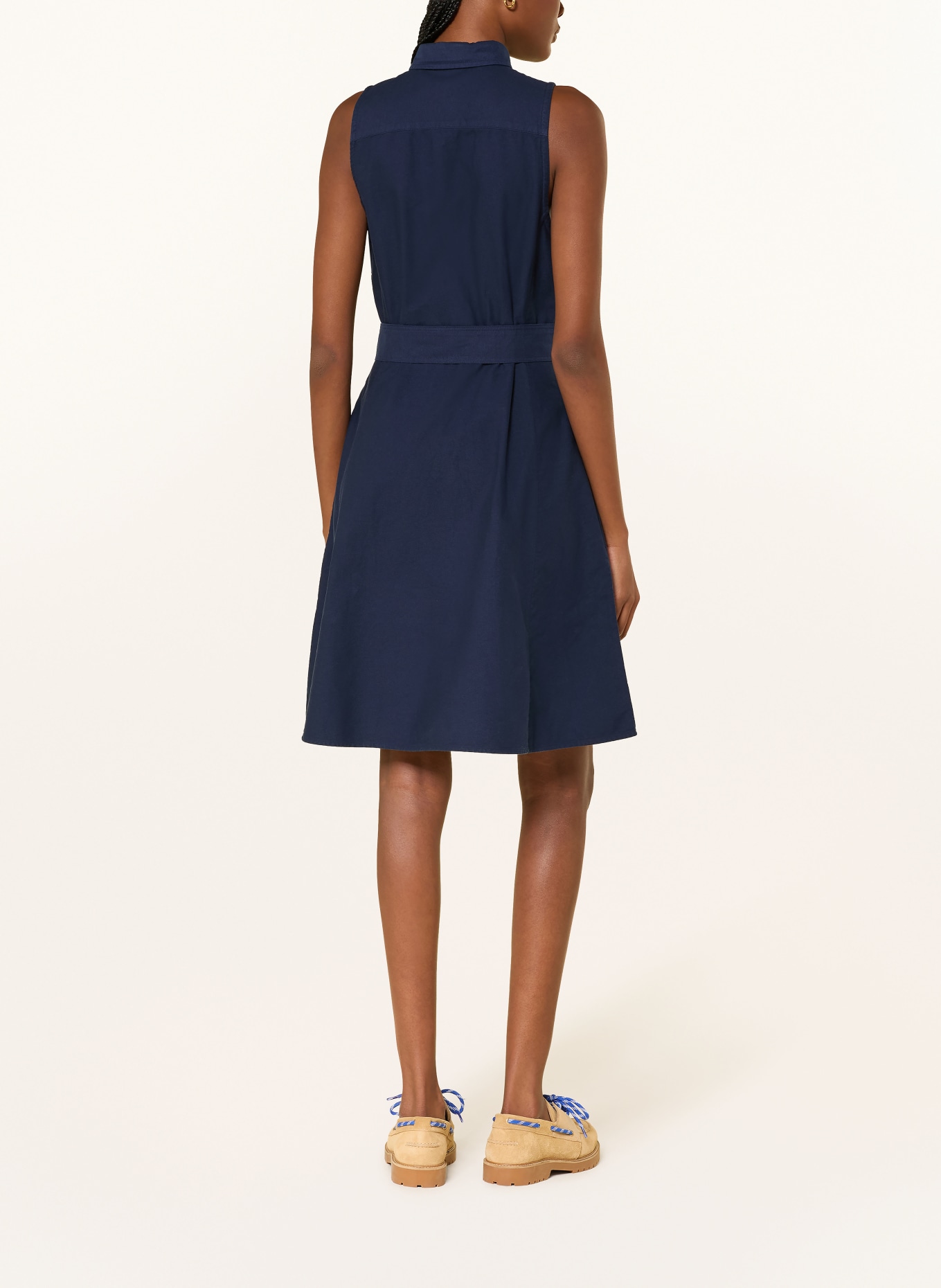 POLO RALPH LAUREN Hemdblusenkleid: DUNKELBLAU