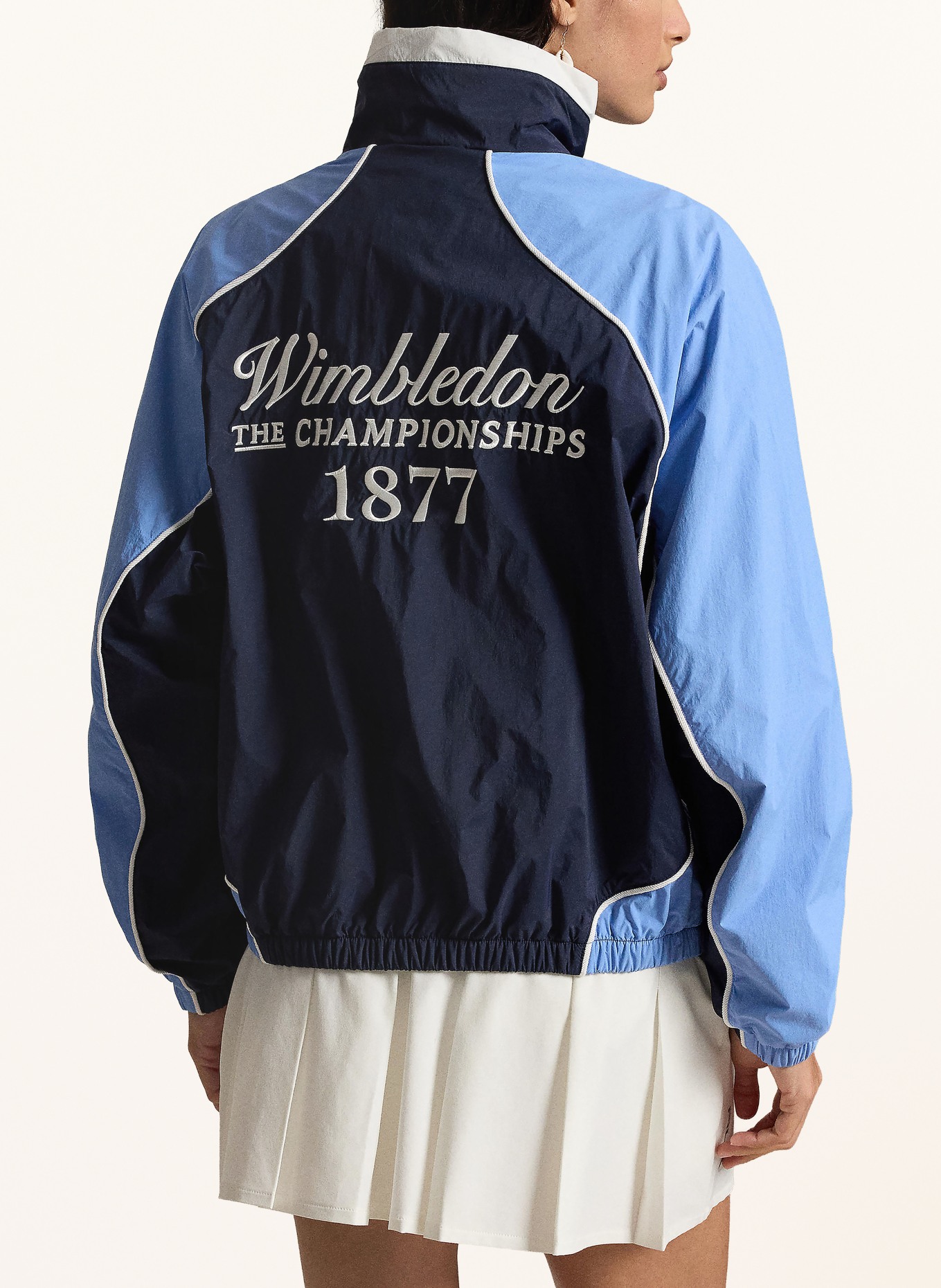 POLO RALPH LAUREN Blouson: DUNKELBLAU / HELLBLAU / WEISS