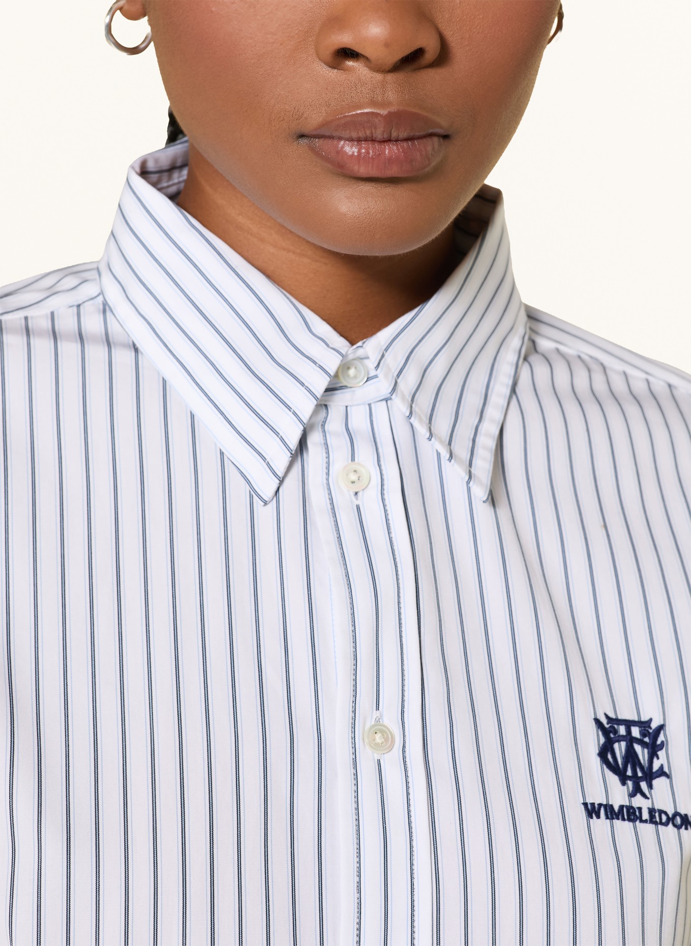 POLO RALPH LAUREN Bluzka: BIAŁY / JASNONIEBIESKI / CZARNY