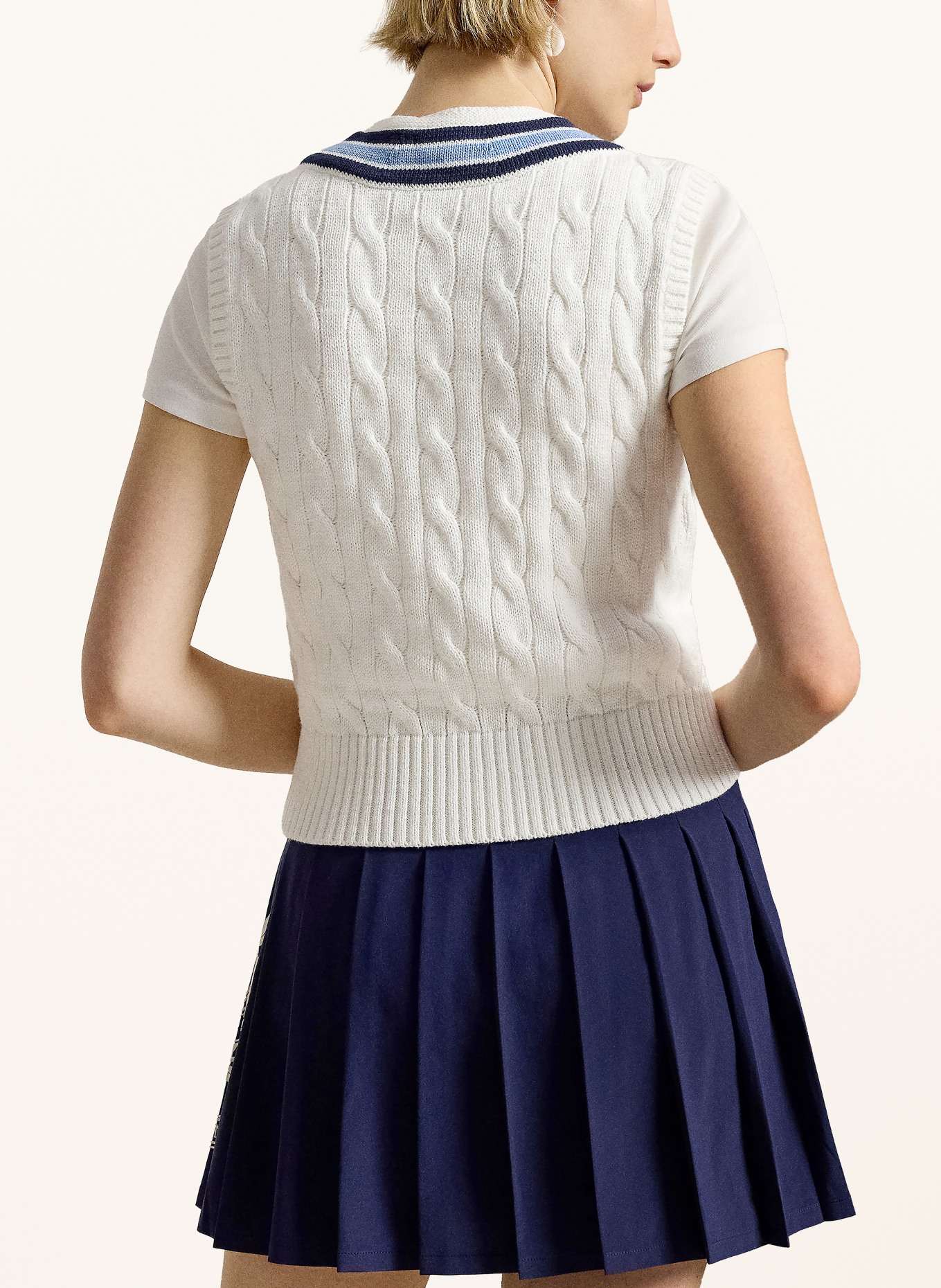 POLO RALPH LAUREN Vestjes: WIT / LICHTBLAUW / DONKERBLAUW