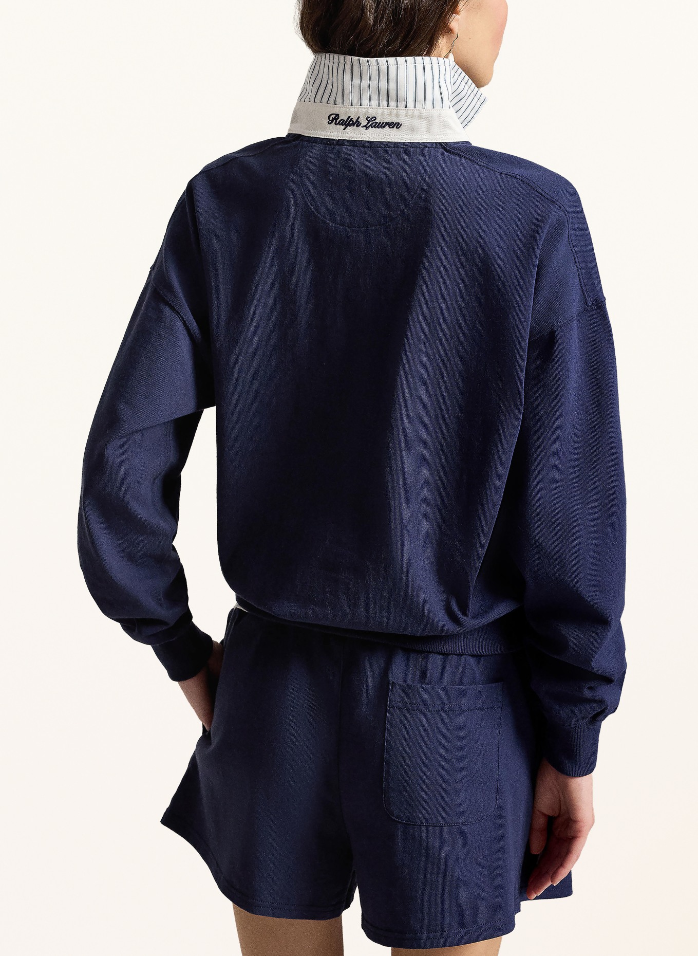 POLO RALPH LAUREN Rugbyshirt: DONKERBLAUW / DONKERGEEL