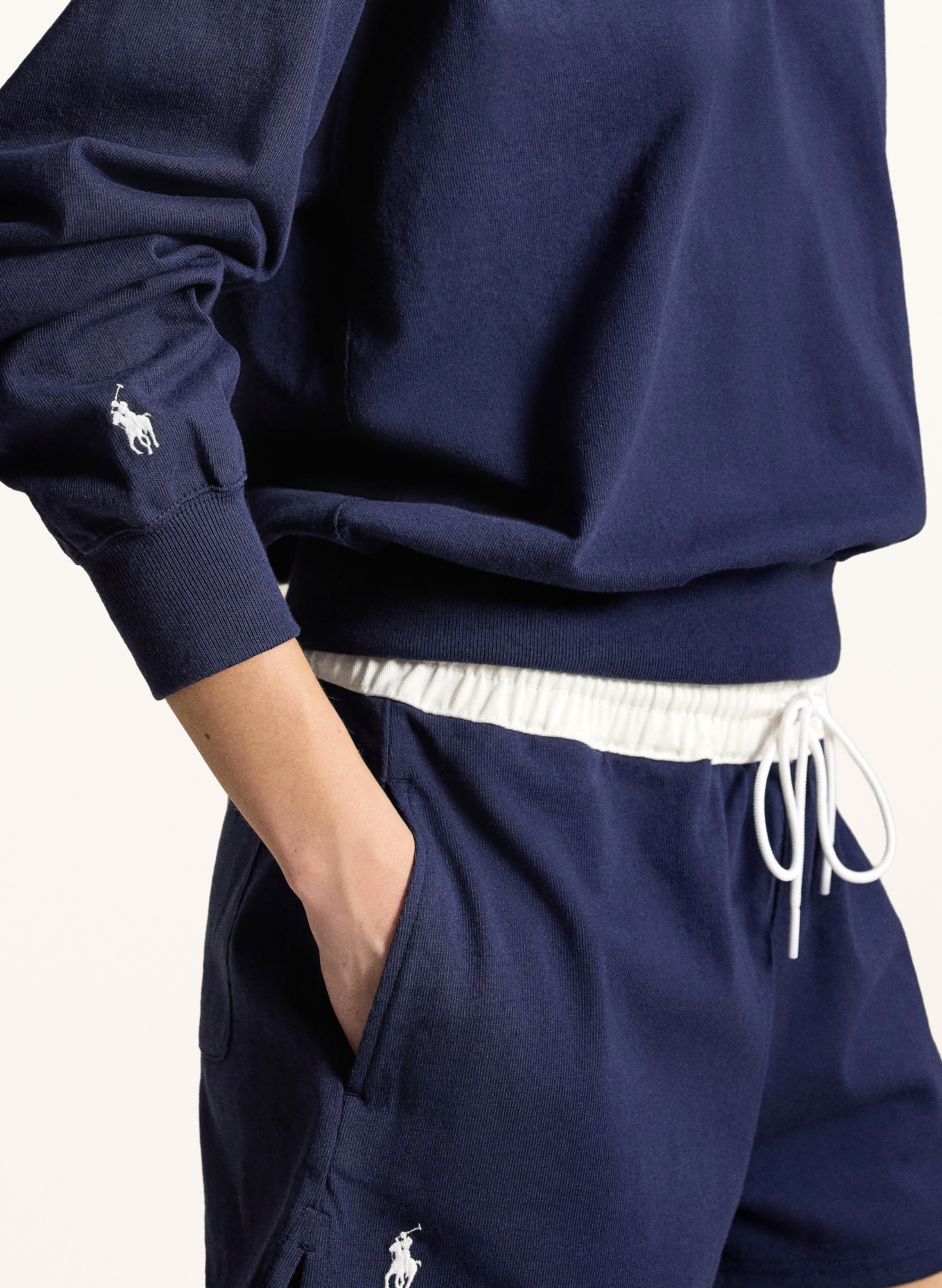 POLO RALPH LAUREN Rugbyshirt: DONKERBLAUW / DONKERGEEL