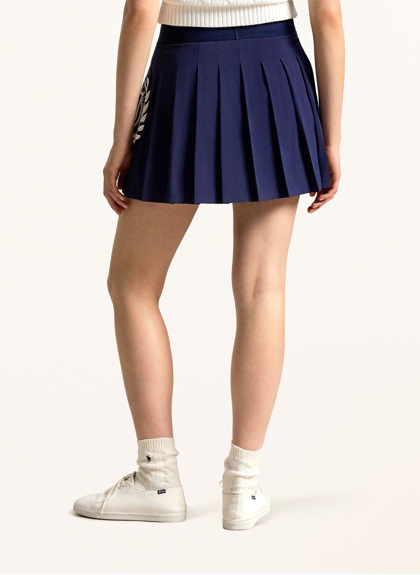 POLO RALPH LAUREN Tennisrok: DONKERBLAUW / WIT