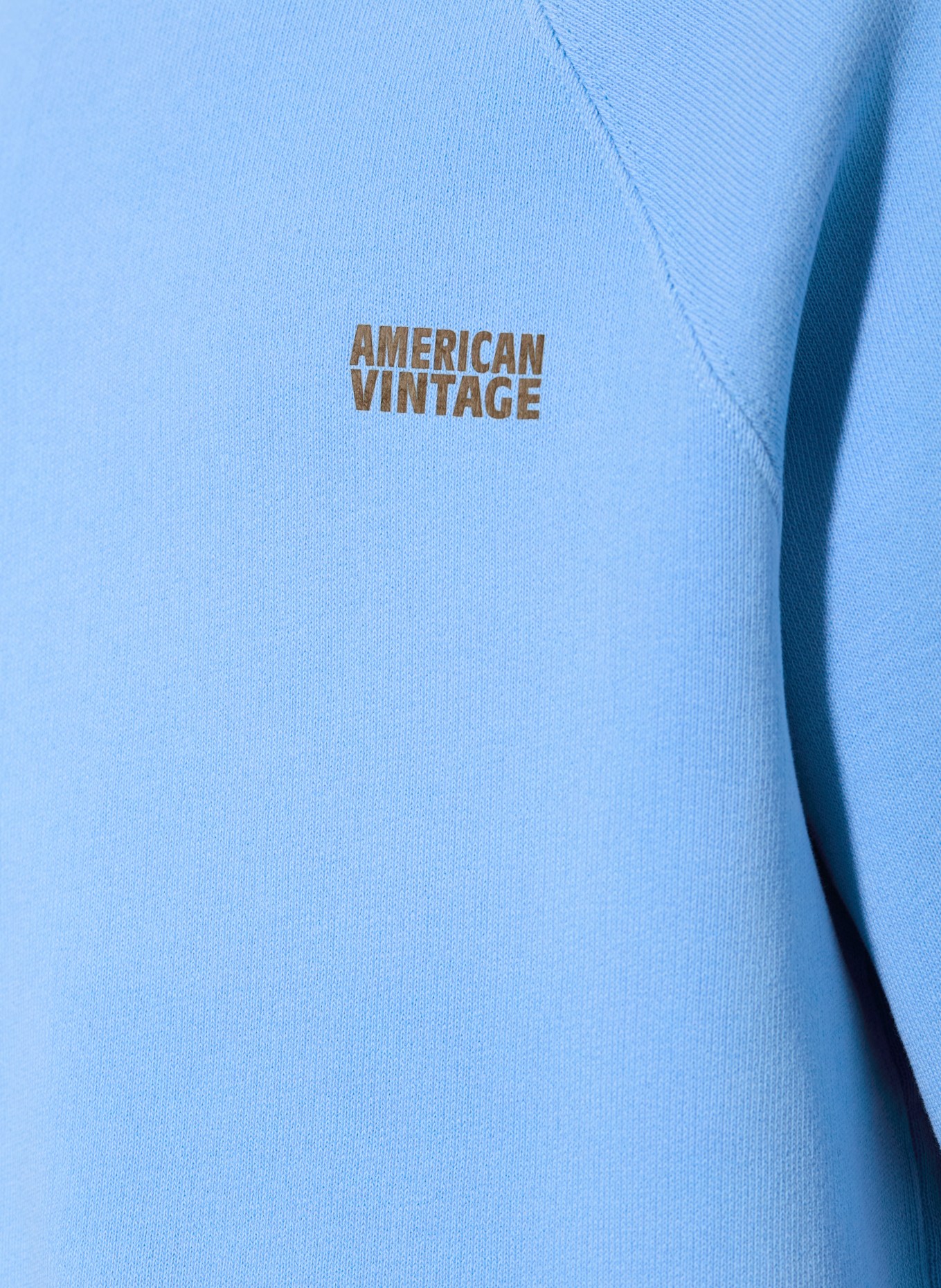American Vintage sweatshirt: LICHTBLAUW