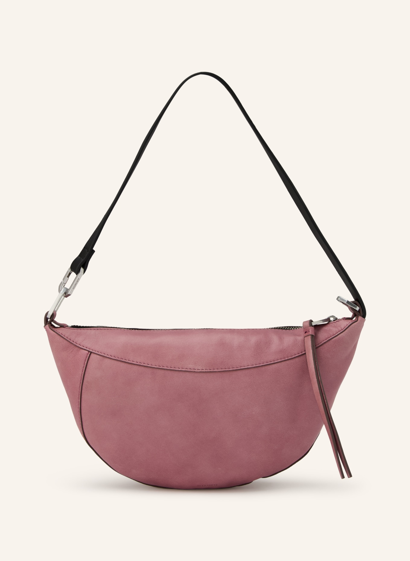 ALLSAINTS Schoudertas LUNA: VIEUX ROSE / ZILVER