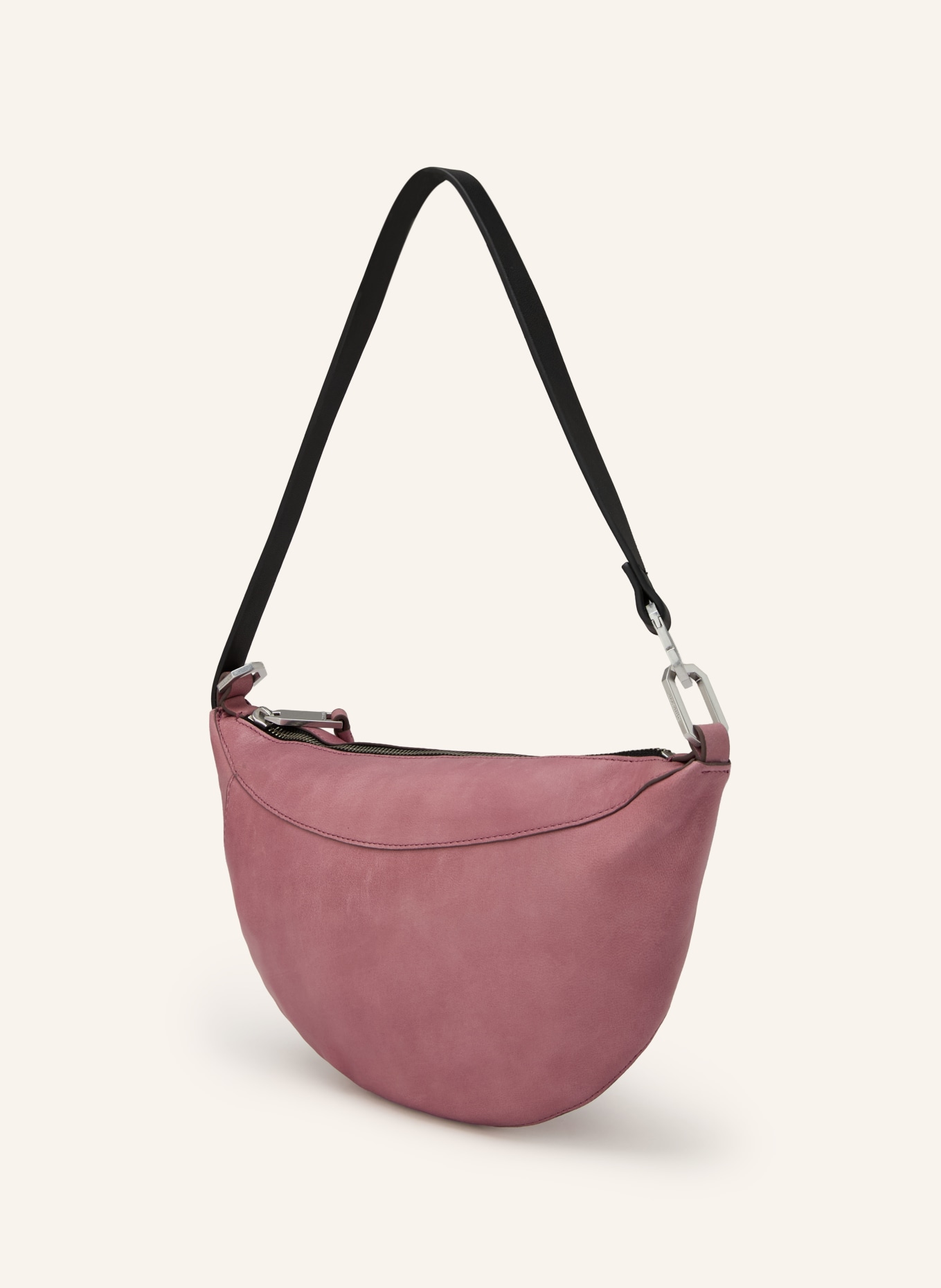 ALLSAINTS Schoudertas LUNA: VIEUX ROSE / ZILVER