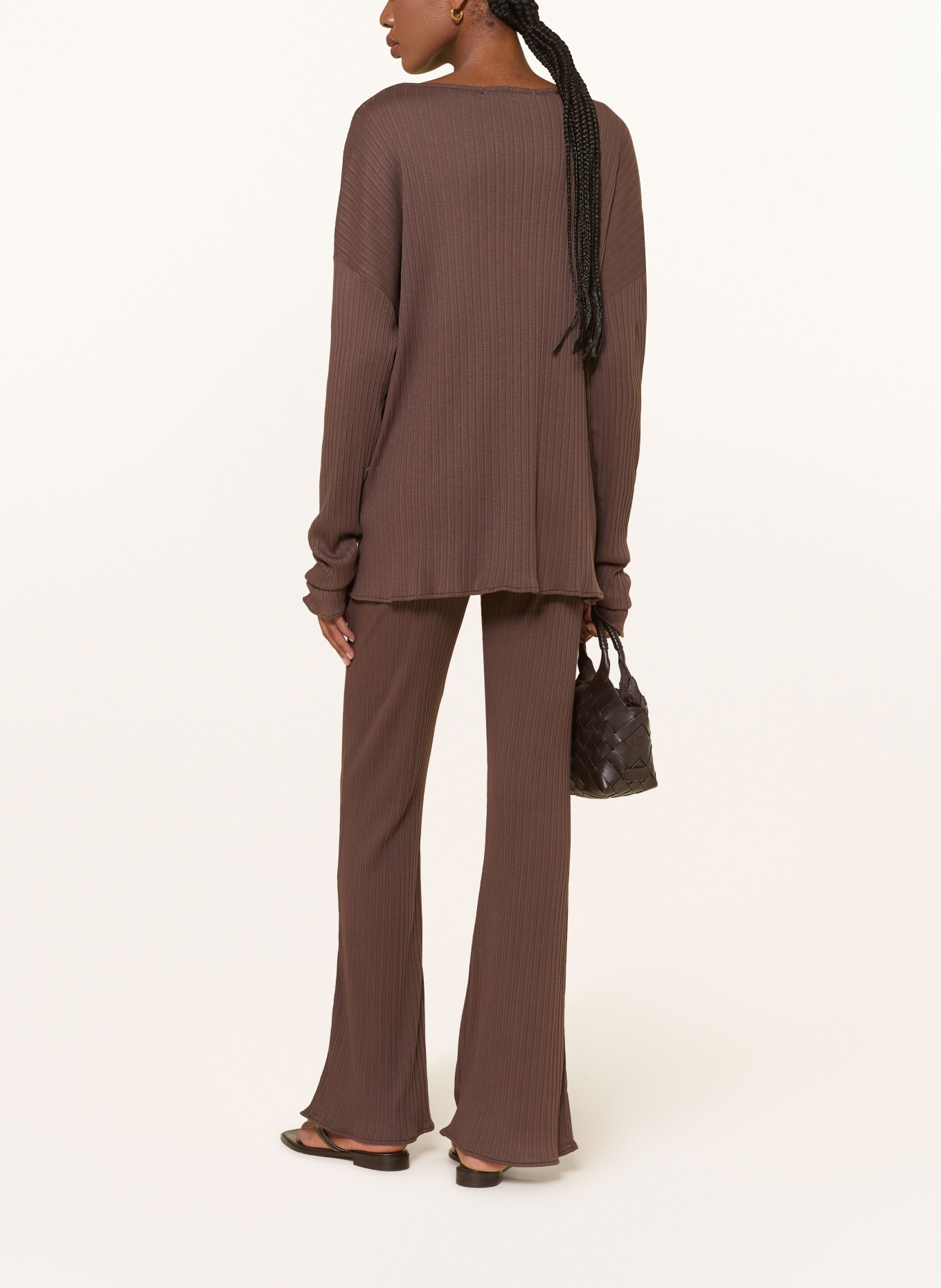 by Aylin Koenig Koszulka z długim rękawem MIL: CIEMNOBRĄZOWY