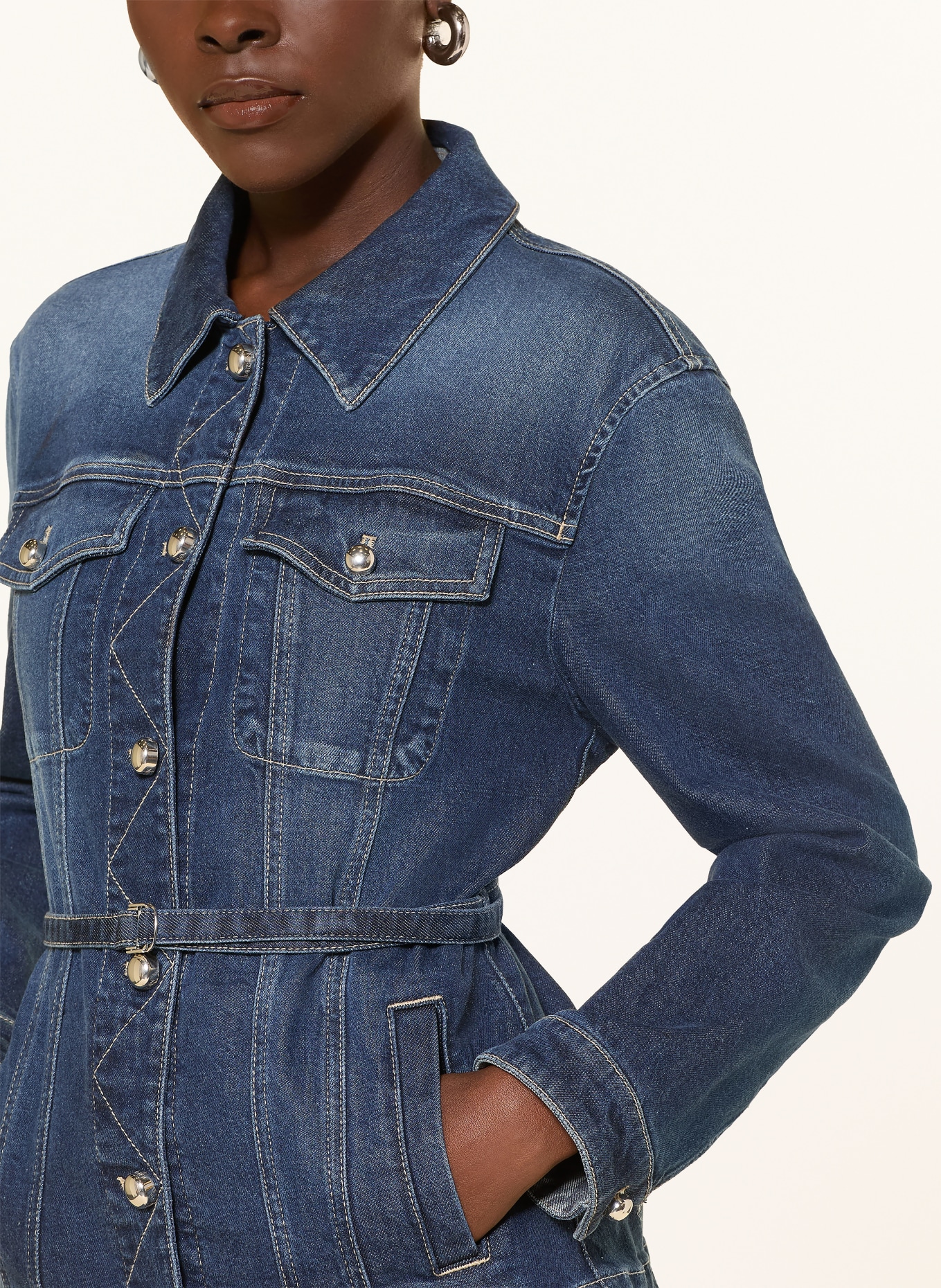 MARC CAIN Denim jacket: 357 vintage indigo