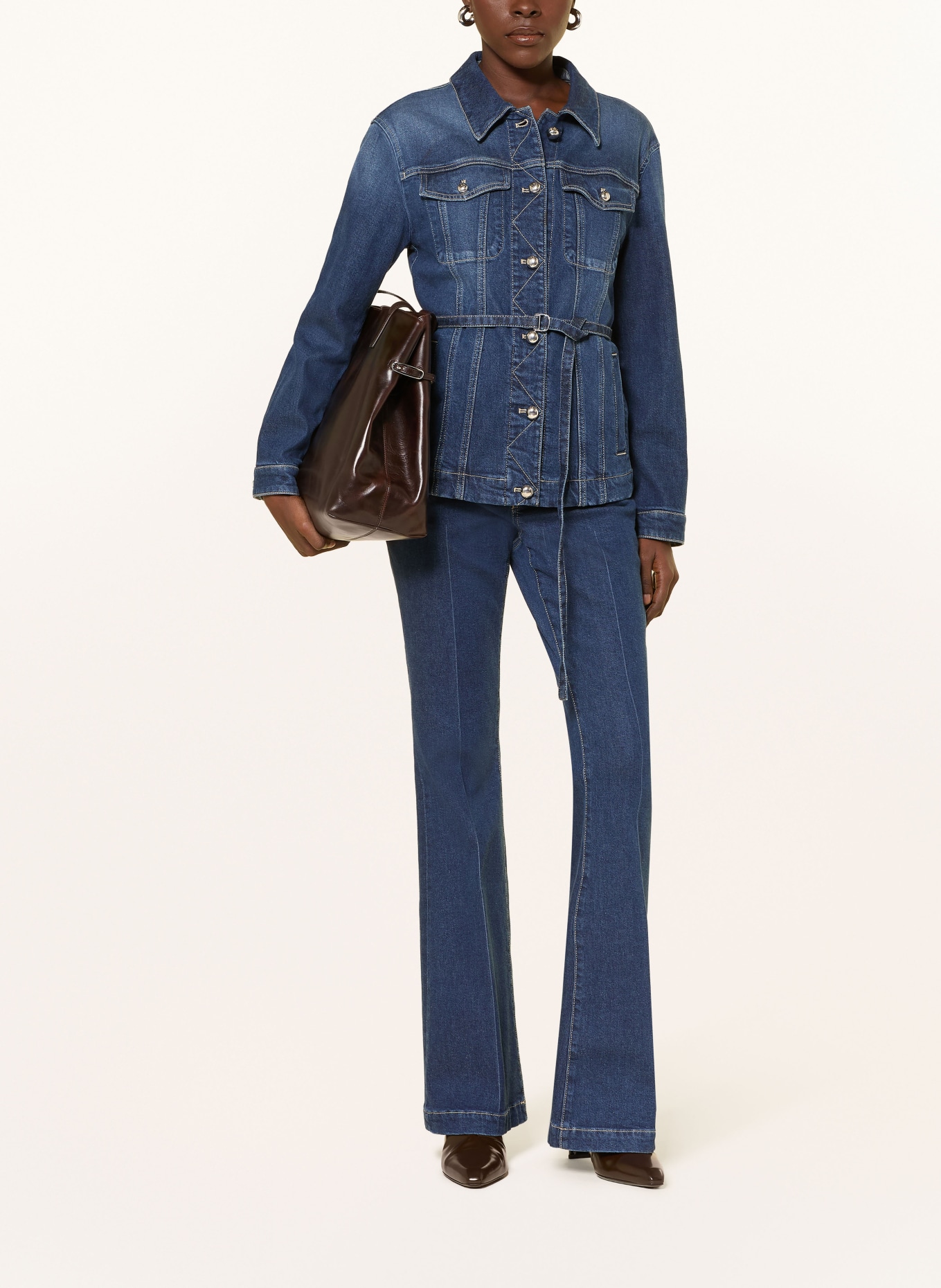 MARC CAIN Flared Jeans FRENDA: 357 vintage indigo