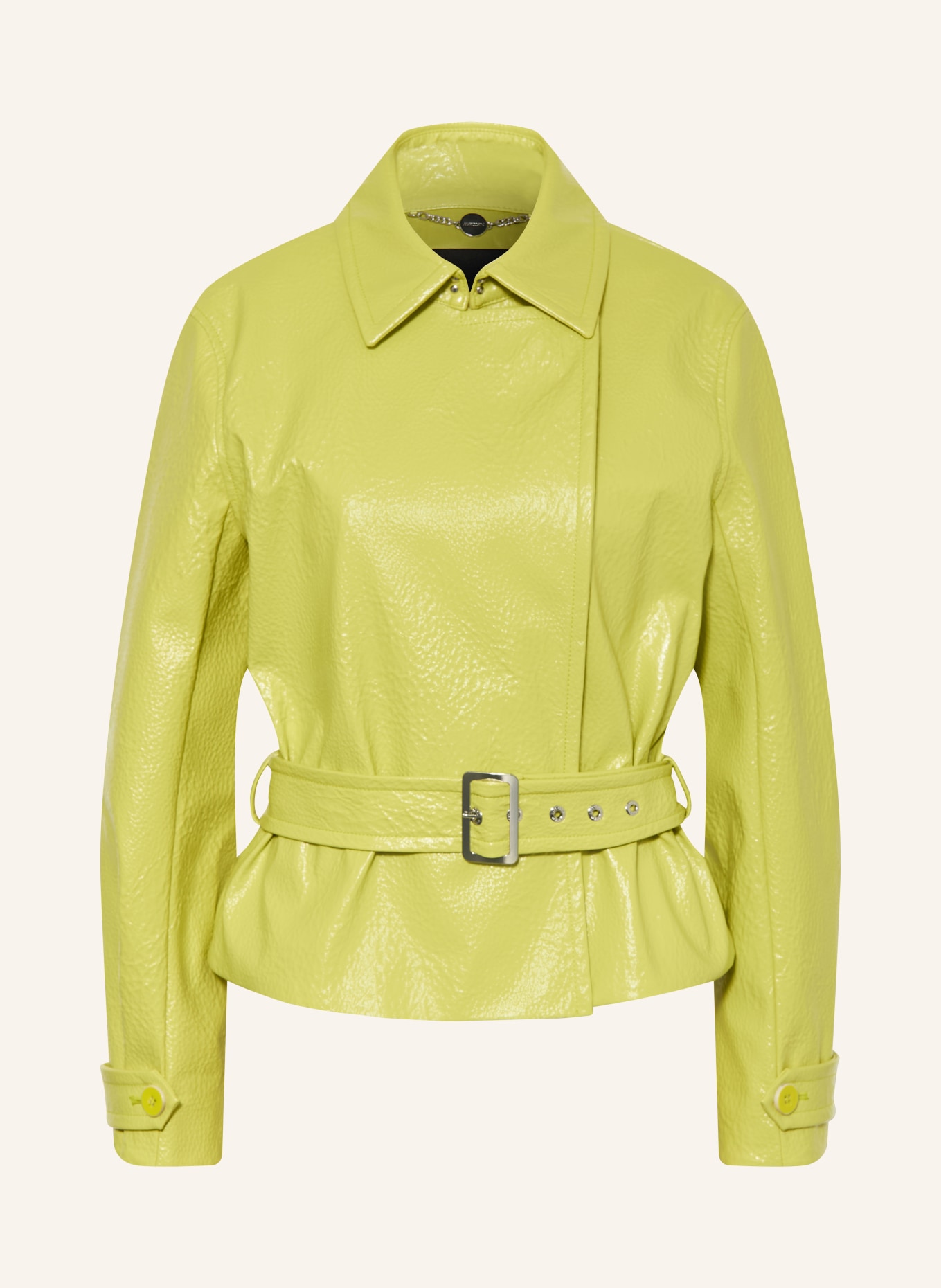 MARC CAIN Jacke in Lederoptik: 513 apple green new