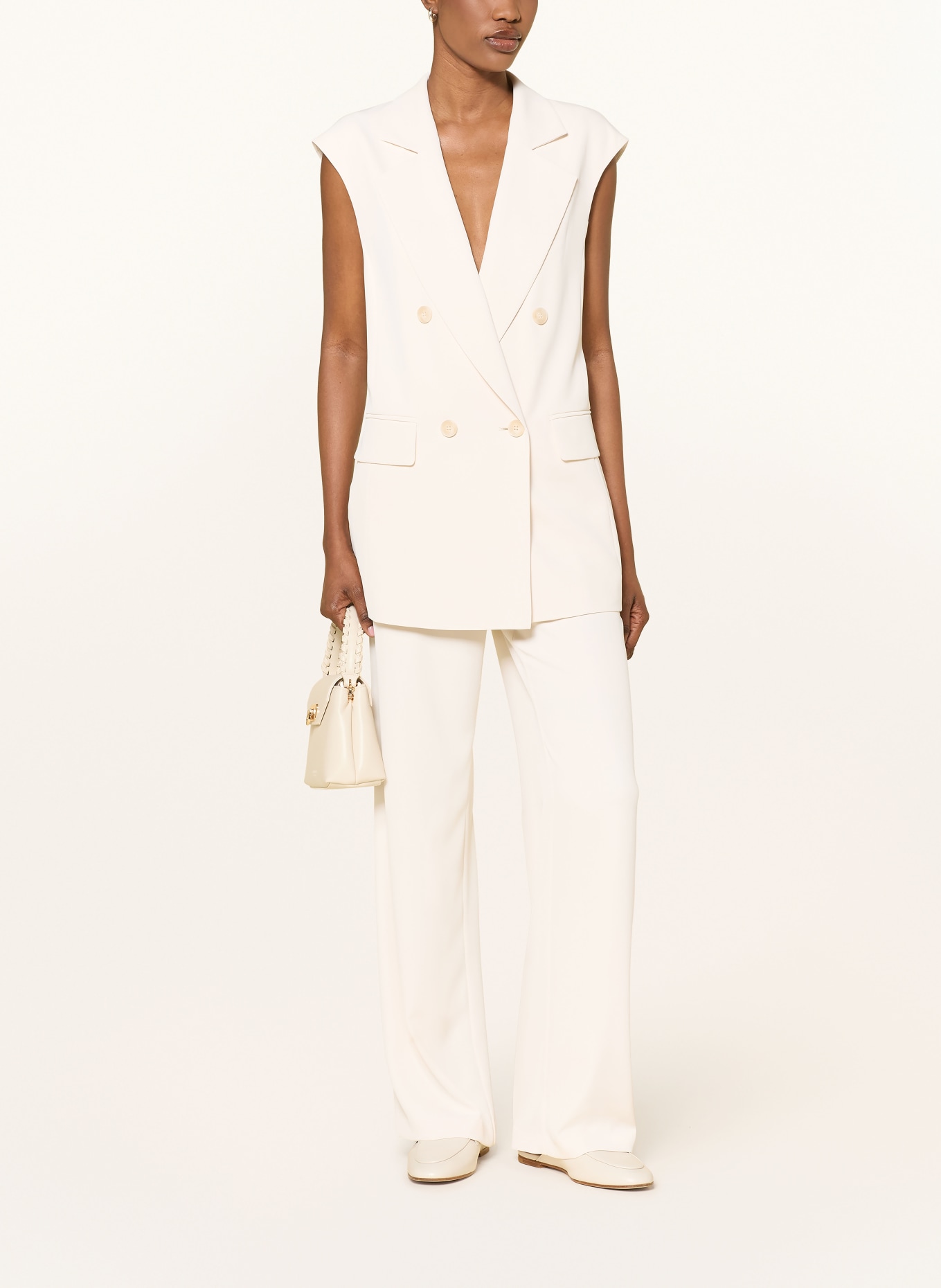 MARC CAIN Blazerweste: 112 bright ecru
