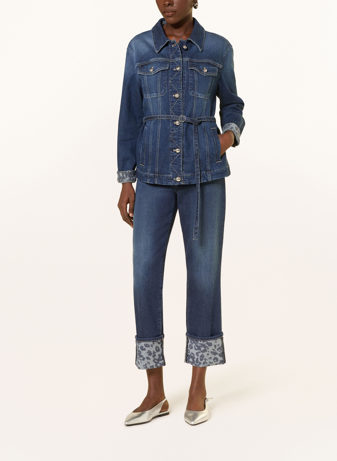 MARC CAIN Cropped Jeans FENDOU: 357 vintage indigo