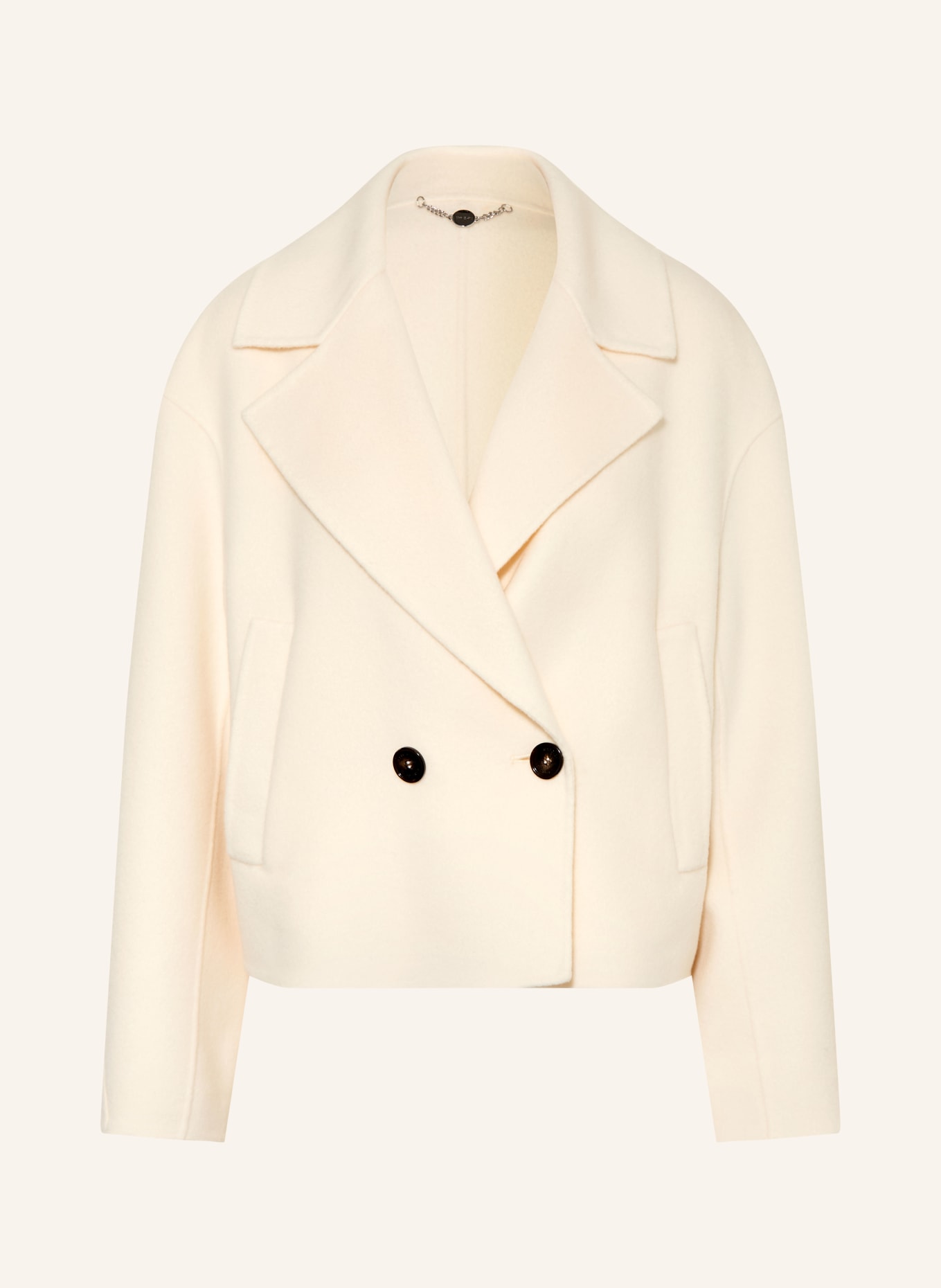 MARC CAIN Peacoat: 112 bright ecru
