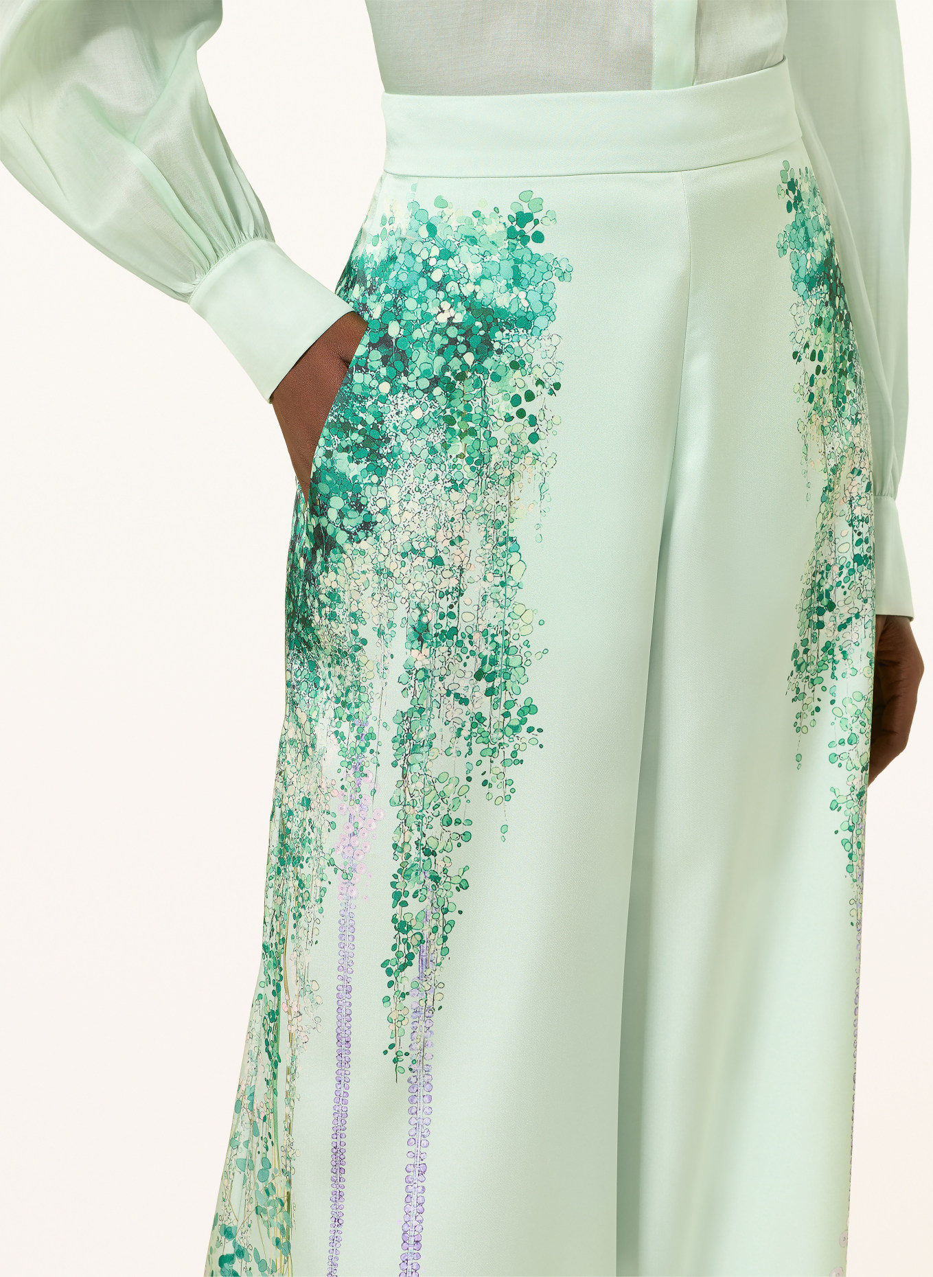 MARC CAIN Marlenehose WILLMAR: 502 misty jade