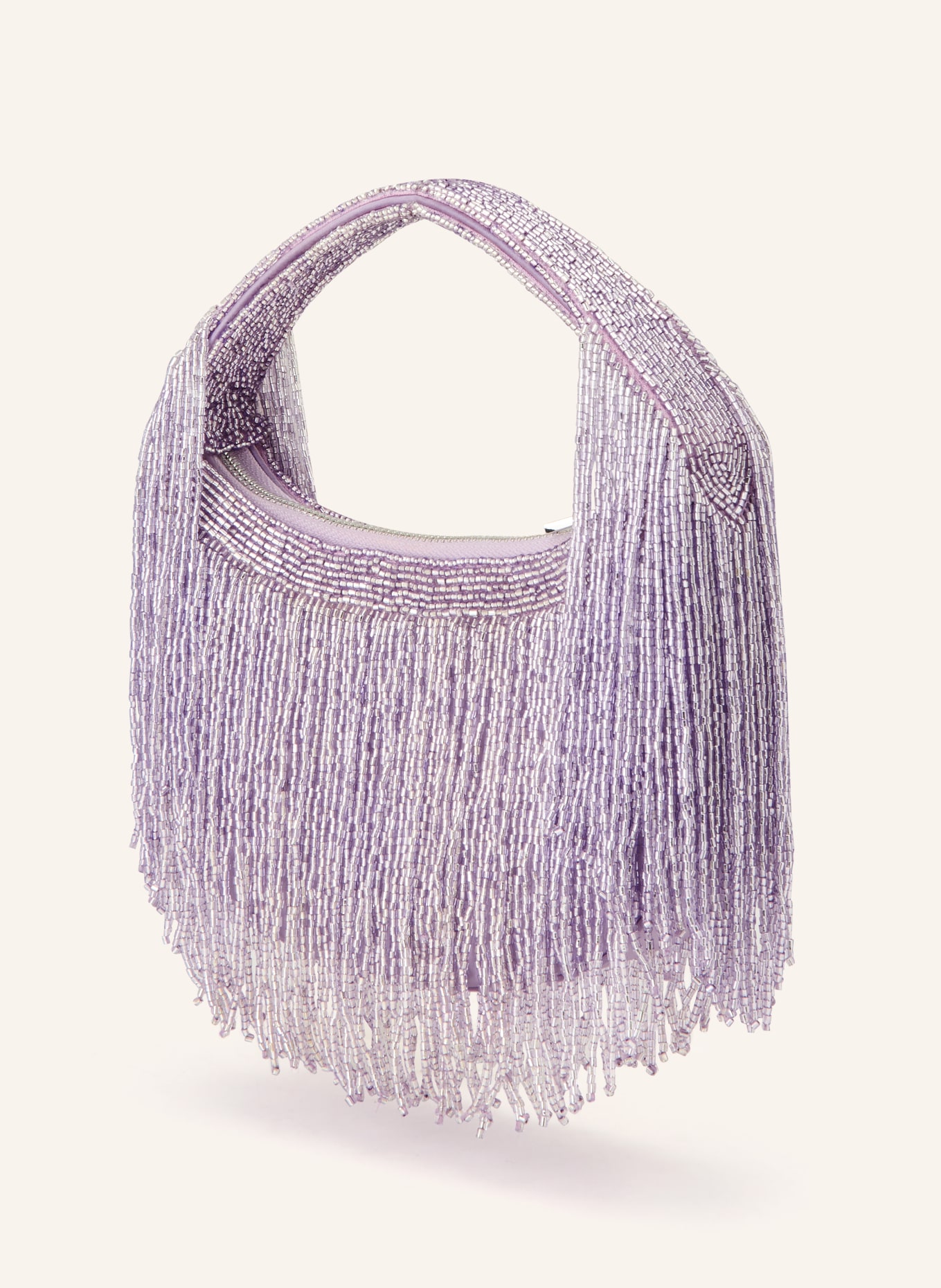 MARC CAIN MINI Handbag with Decorative Beads: 715 purple heather