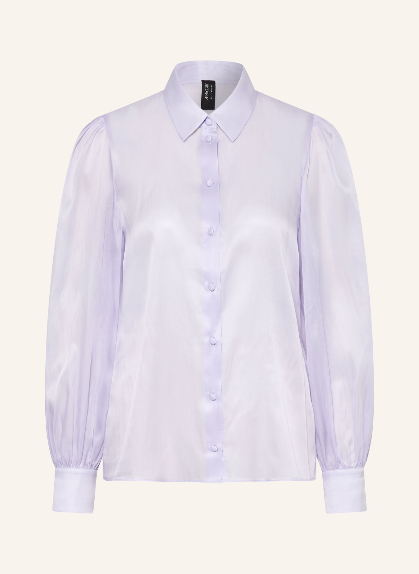 MARC CAIN Hemdbluse mit Seide: 715 purple heather