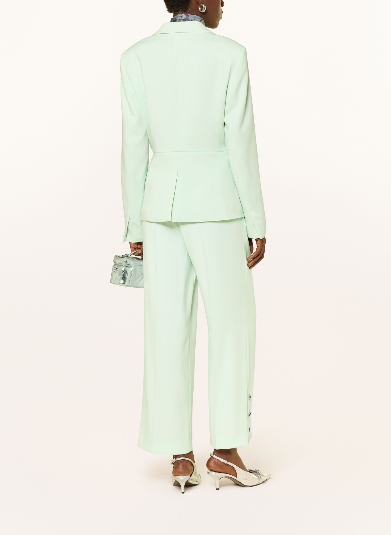 MARC CAIN Blazer mit Schmucksteinen: 502 misty jade