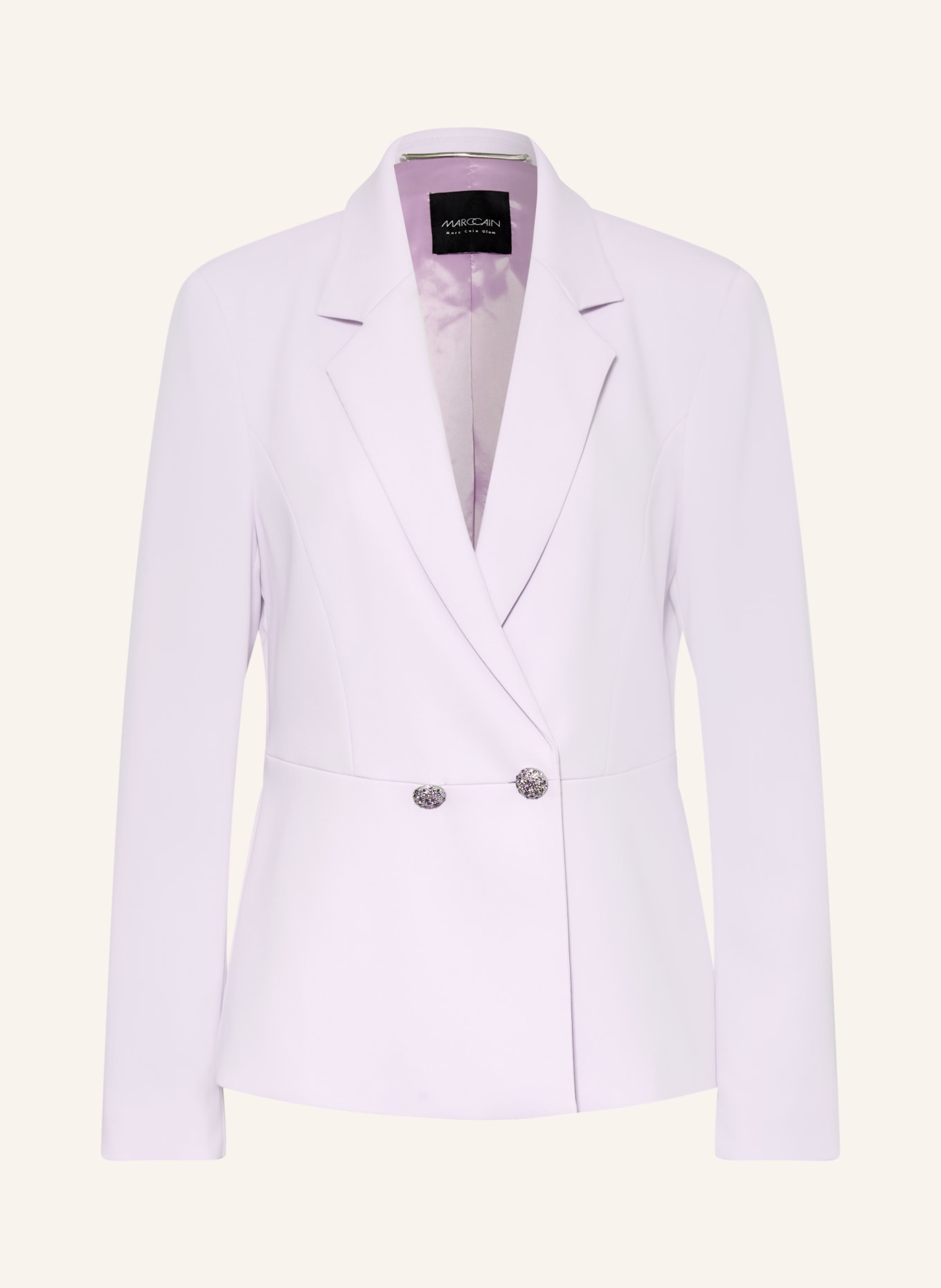 MARC CAIN Blazer mit Schmucksteinen: 715 purple heather