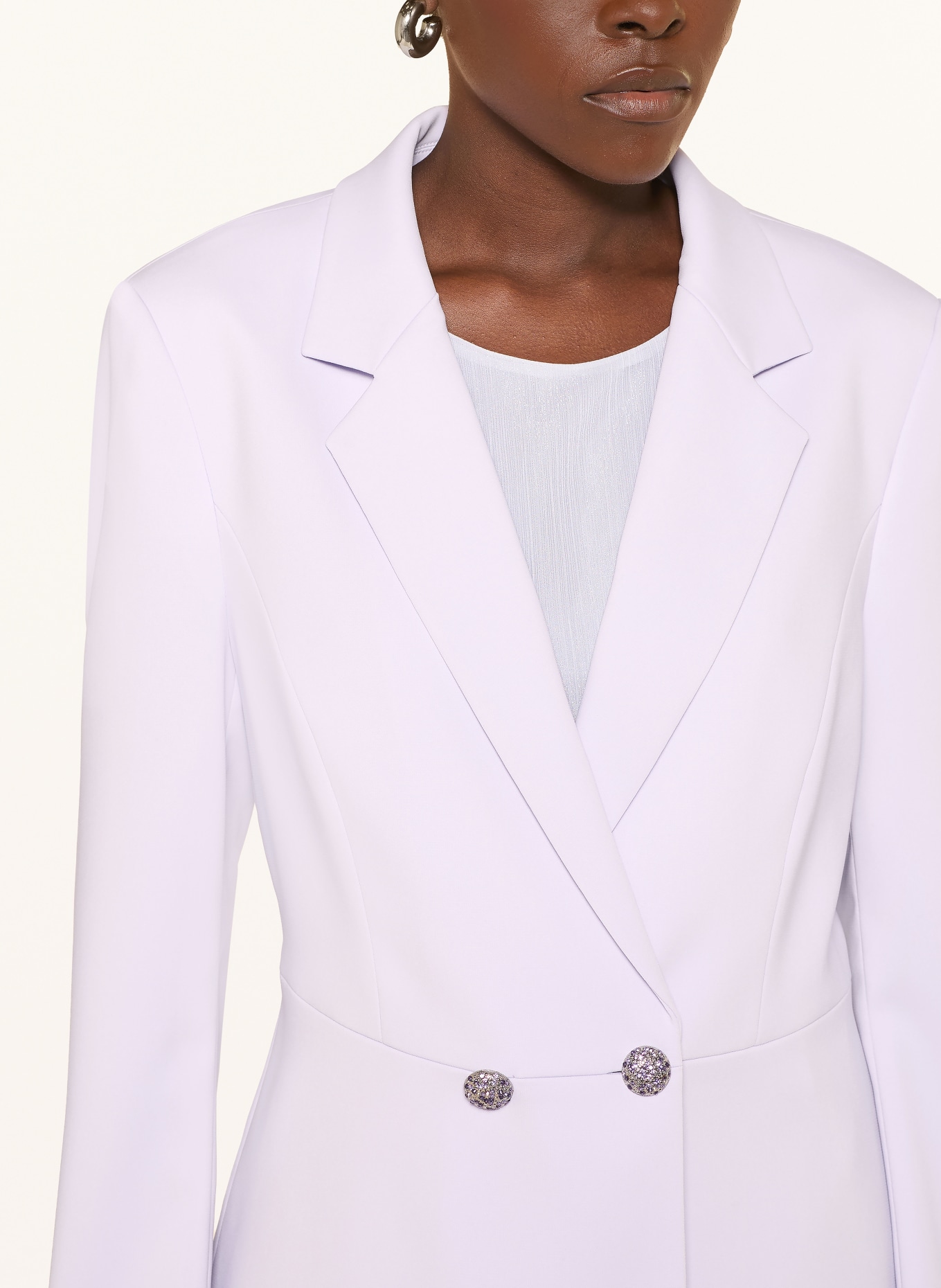 MARC CAIN Blazer mit Schmucksteinen: 715 purple heather