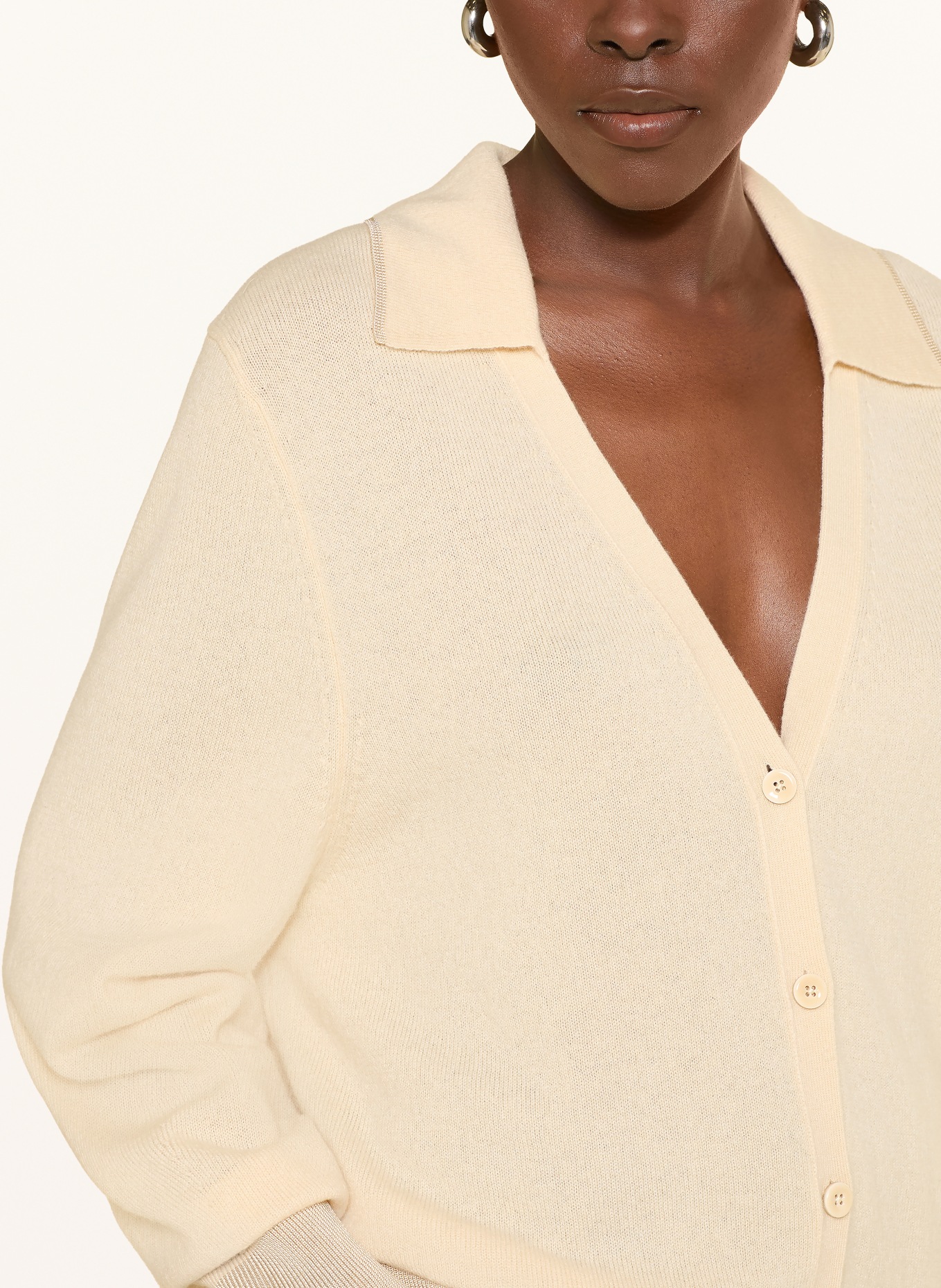 MARC CAIN Strickjacke aus Cashmere: 126 lamb`s wool