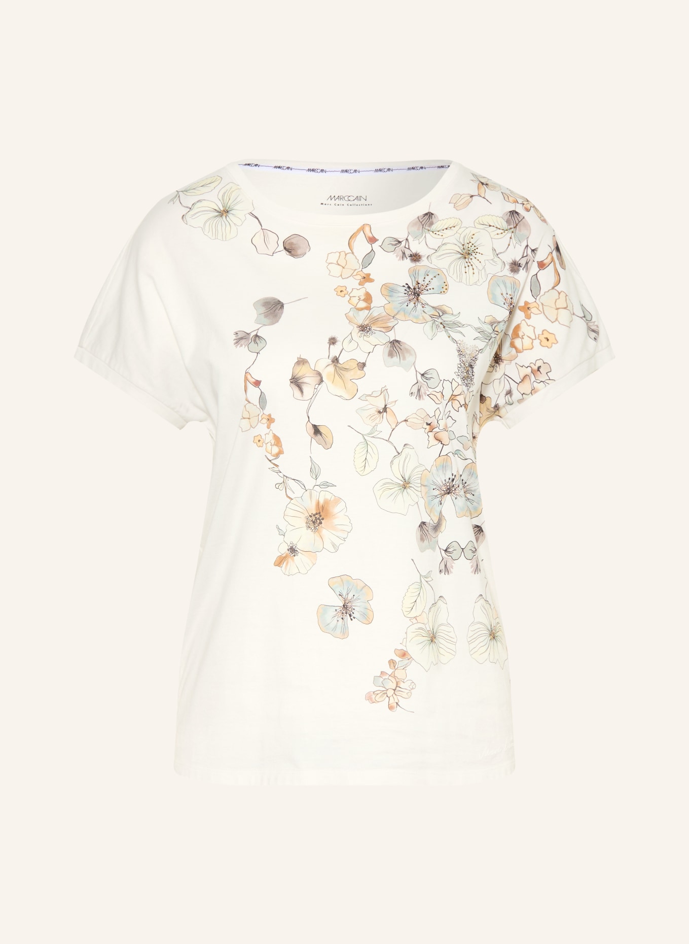 MARC CAIN T-Shirt mit Schmucksteinen: 110 off