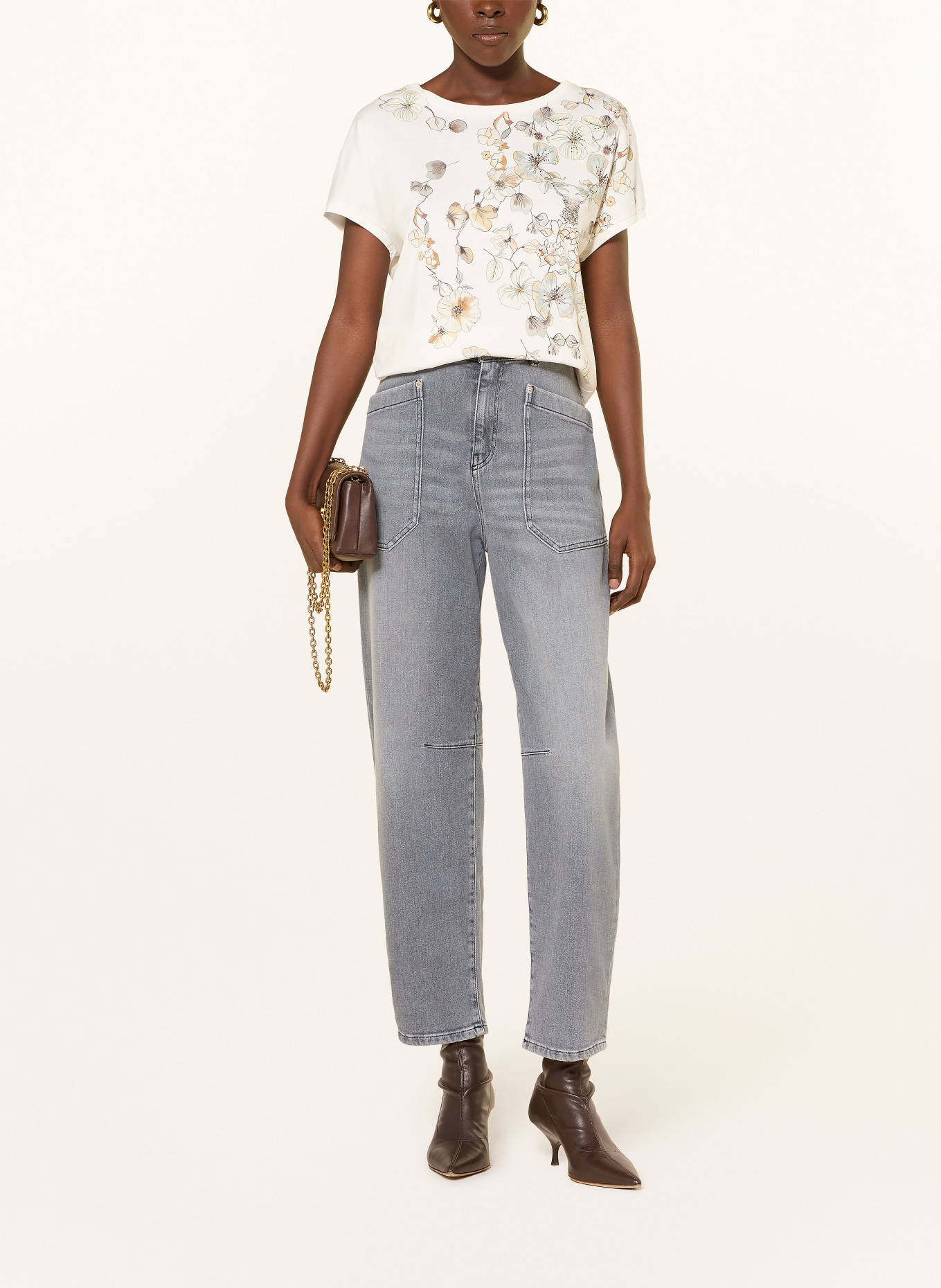 MARC CAIN T-Shirt mit Schmucksteinen: 110 off