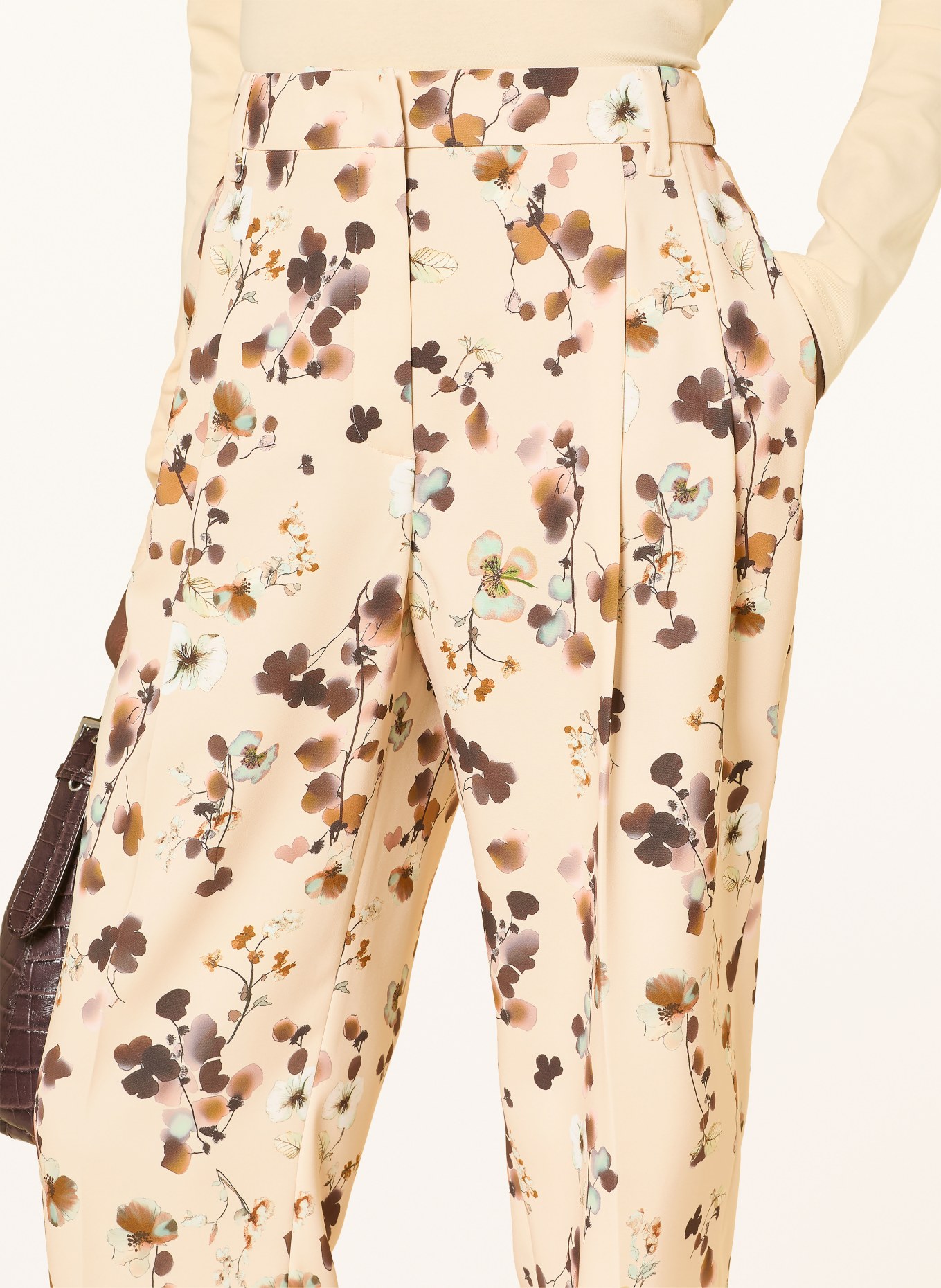 MARC CAIN Hose FAQUS: 126 lamb`s wool