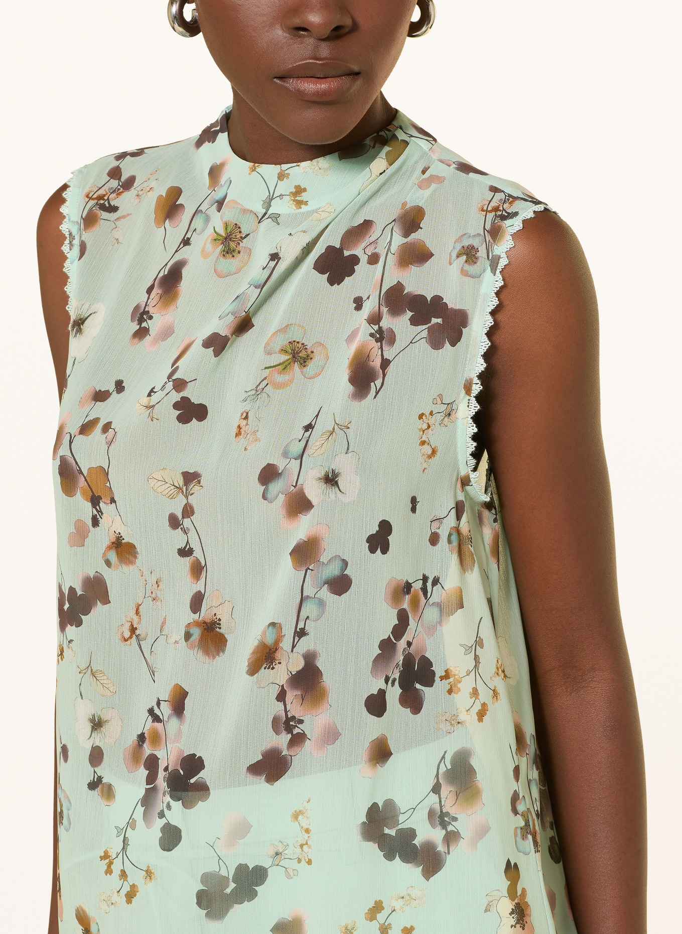 MARC CAIN Blusentop: 505 silt green