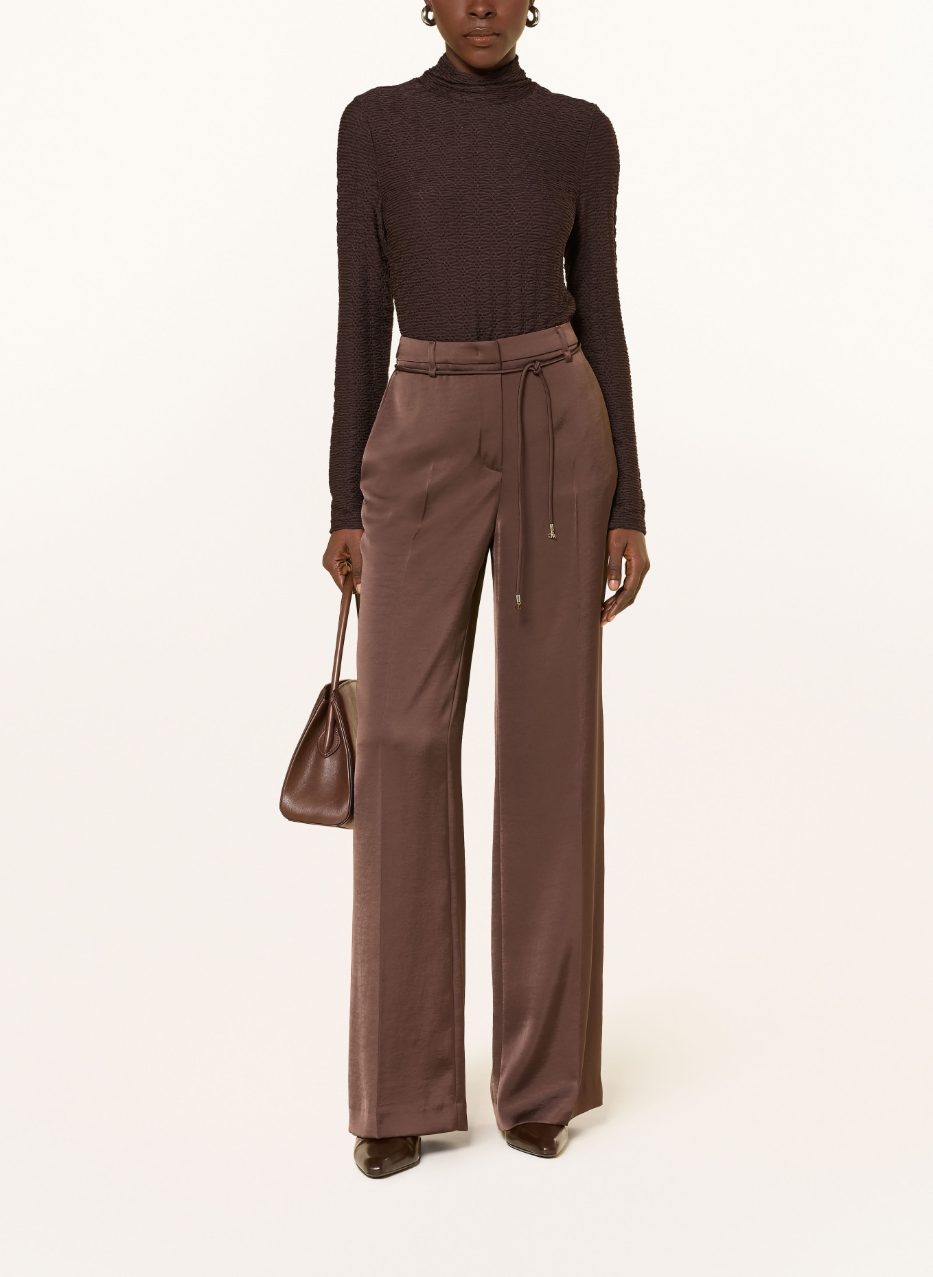 MARC CAIN Longsleeve: 697 seal brown